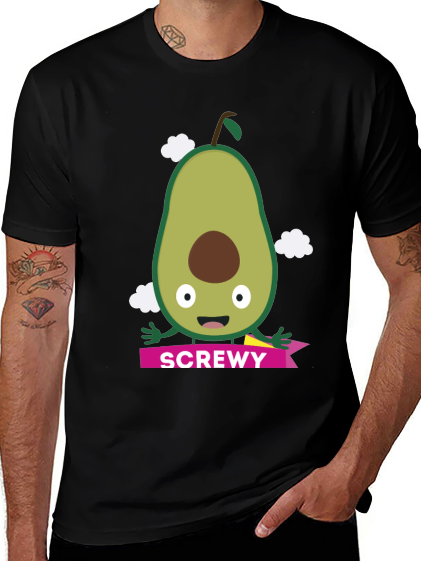 Funny Avocado T-Shirt - Screw You Pun Tee