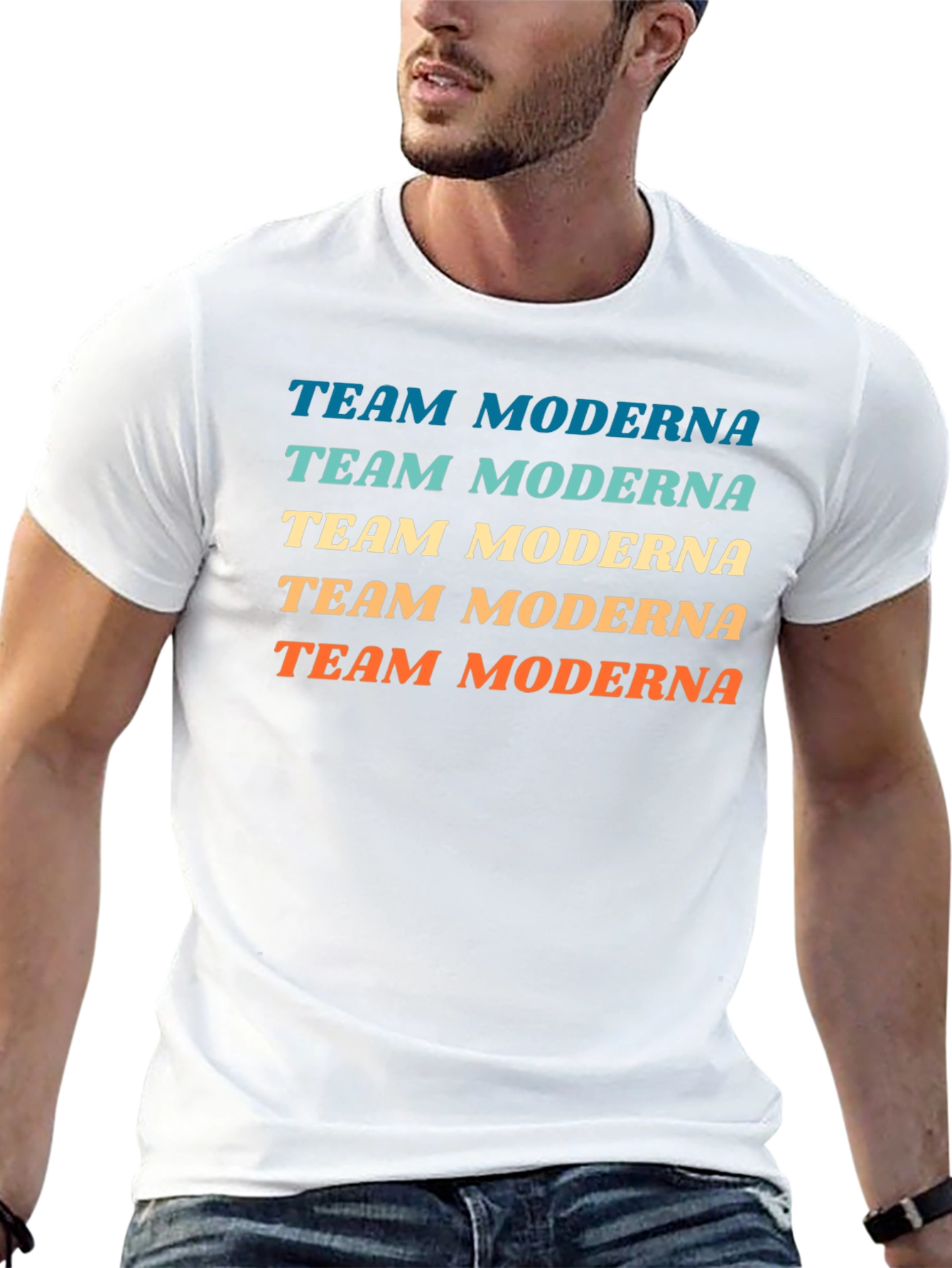 Team Moderna Graphic Tee - Black Cotton T-Shirt