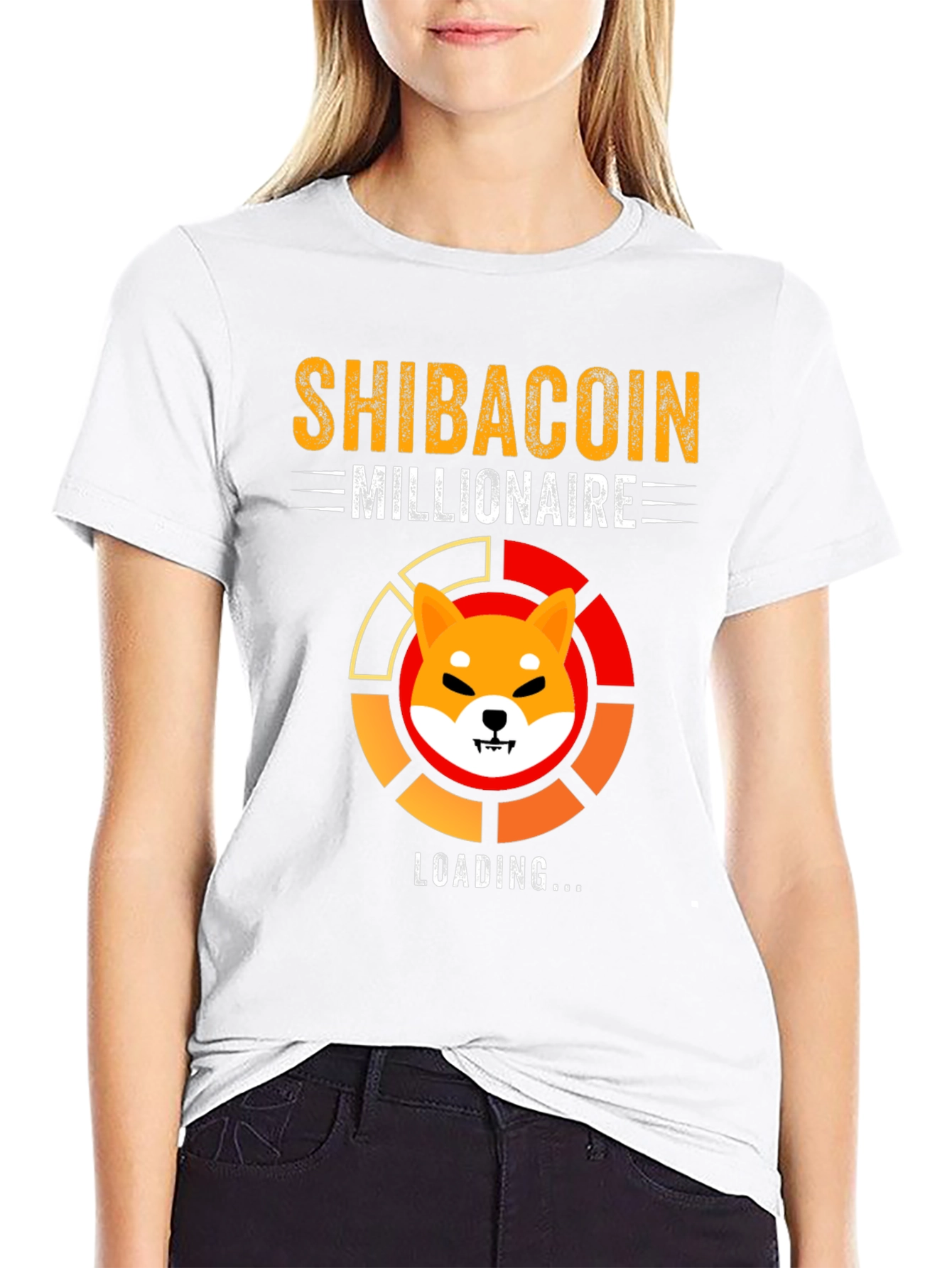 Shibacoin Millionaire Loading T-Shirt Crypto Meme