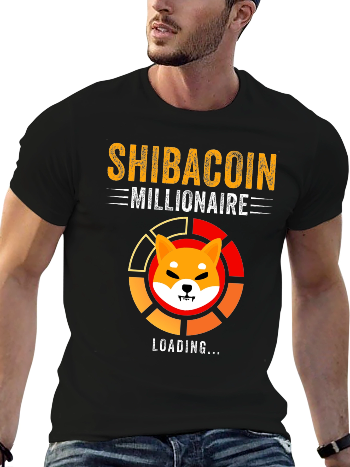 Shibacoin Millionaire Loading T-Shirt Crypto Meme