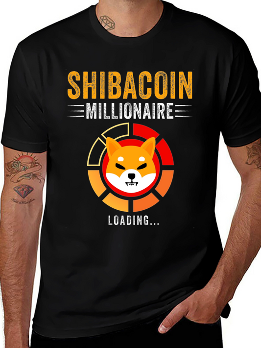 Shibacoin Millionaire Loading T-Shirt Crypto Meme
