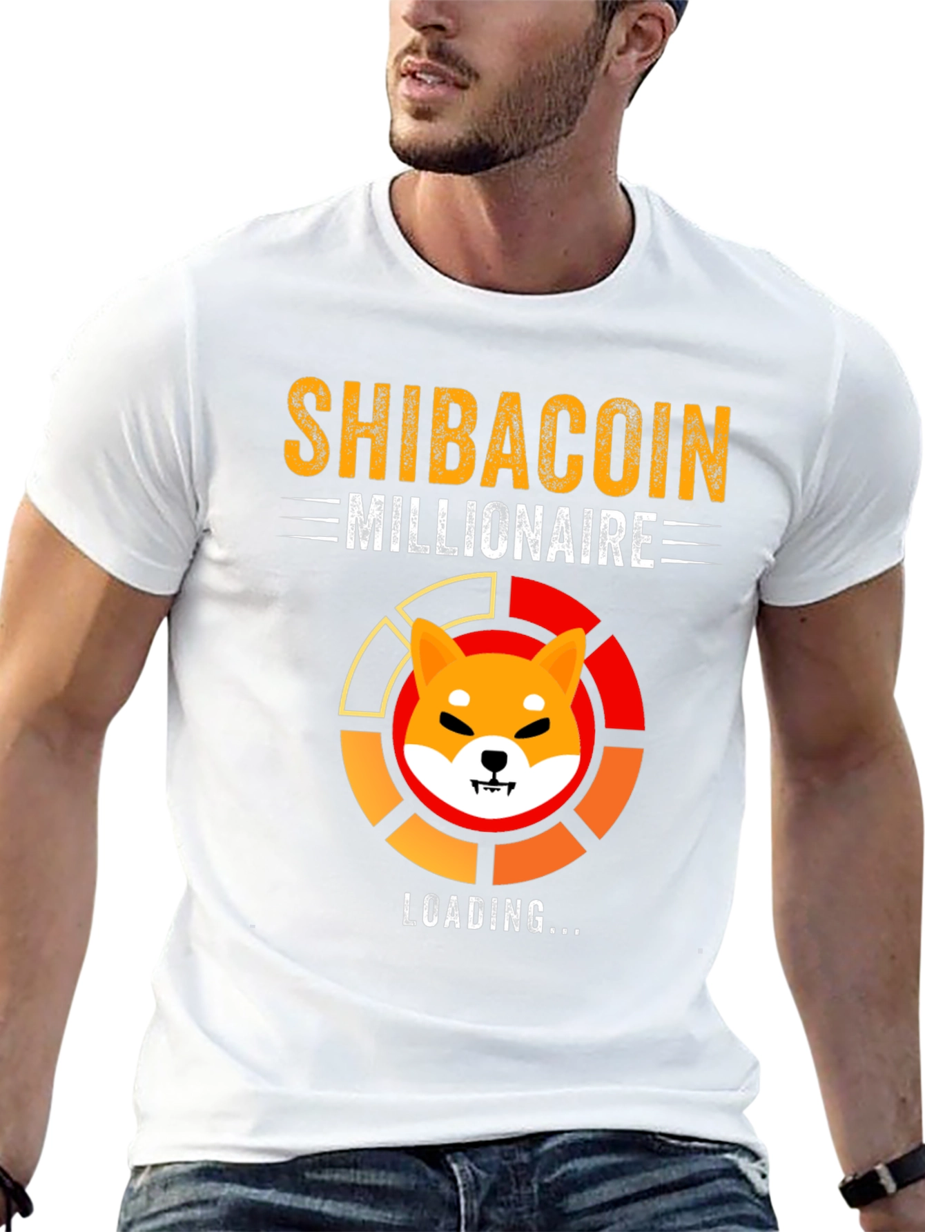Shibacoin Millionaire Loading T-Shirt Crypto Meme