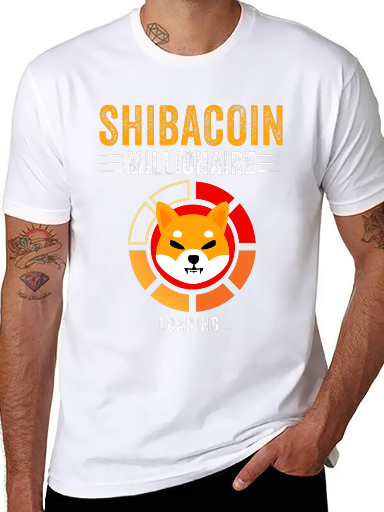 Shibacoin Millionaire Loading T-Shirt Crypto Meme