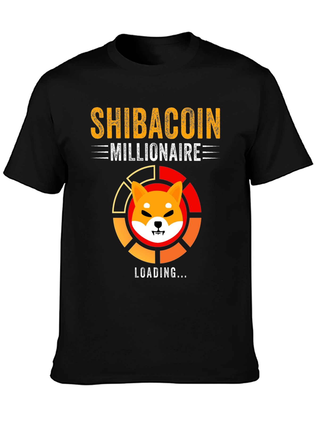 Shibacoin Millionaire Loading T-Shirt Crypto Meme