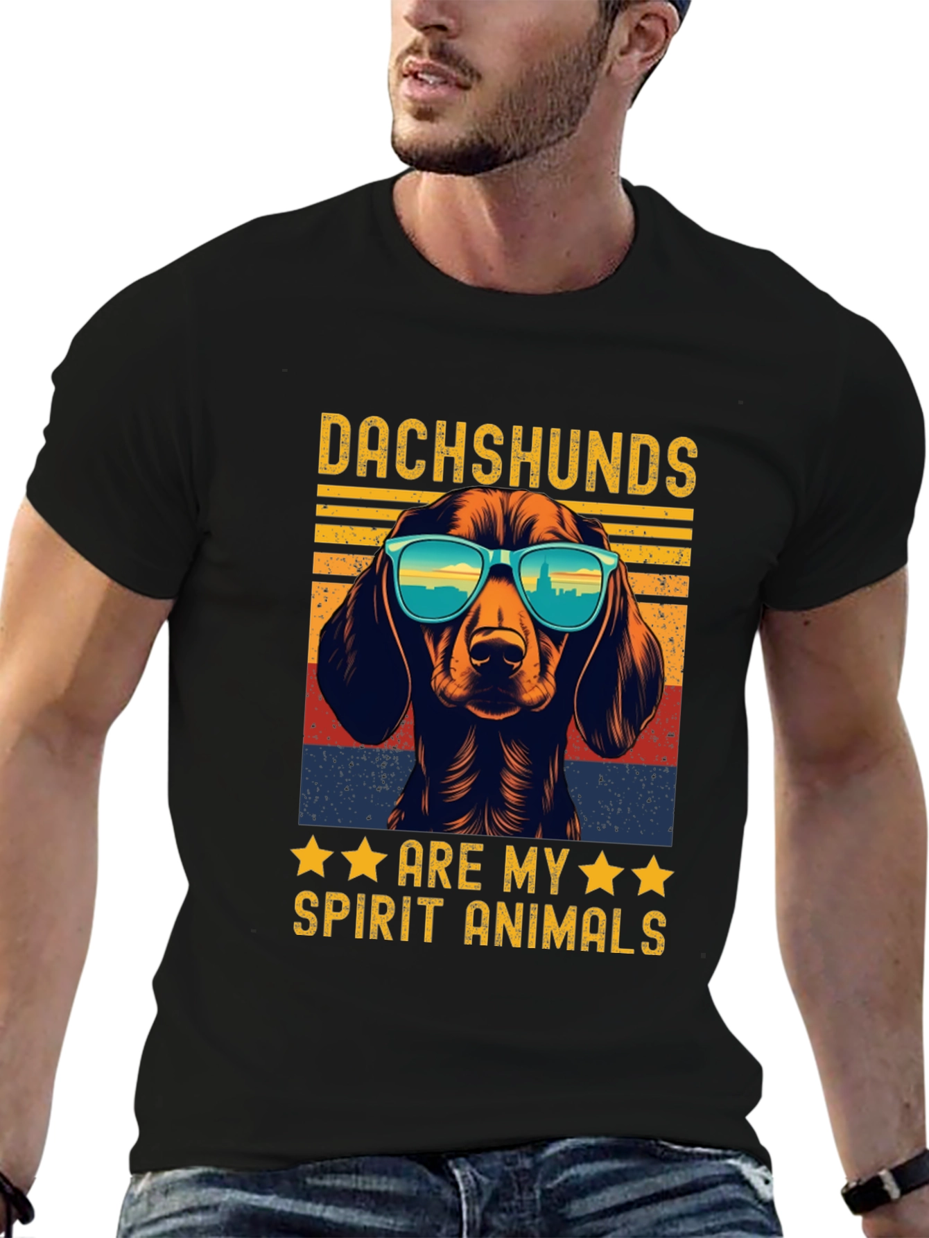 Dachshunds Are My Spirit Animals Graphic Tee