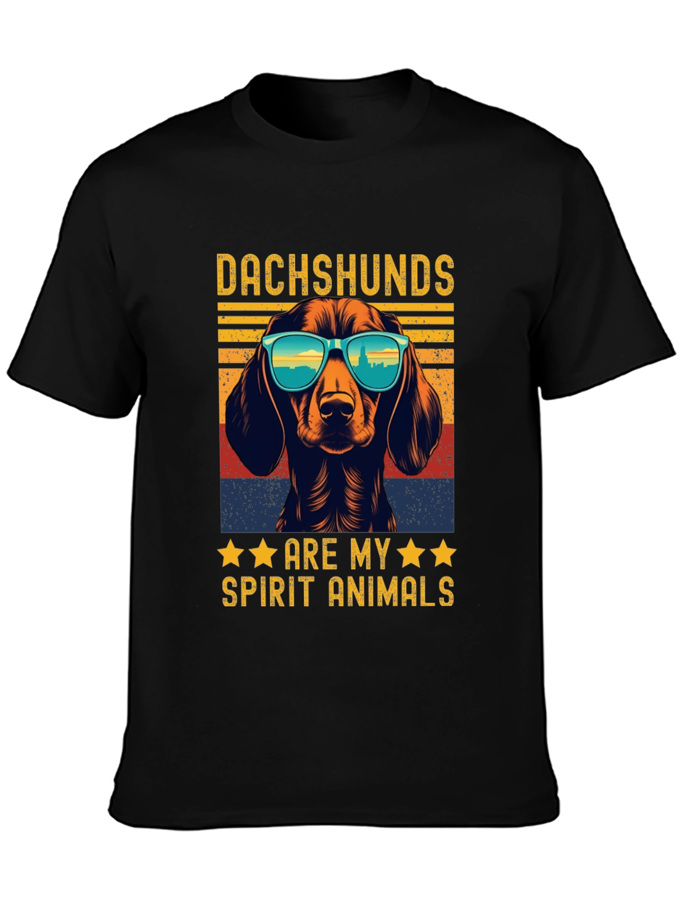 Dachshunds Are My Spirit Animals Graphic Tee