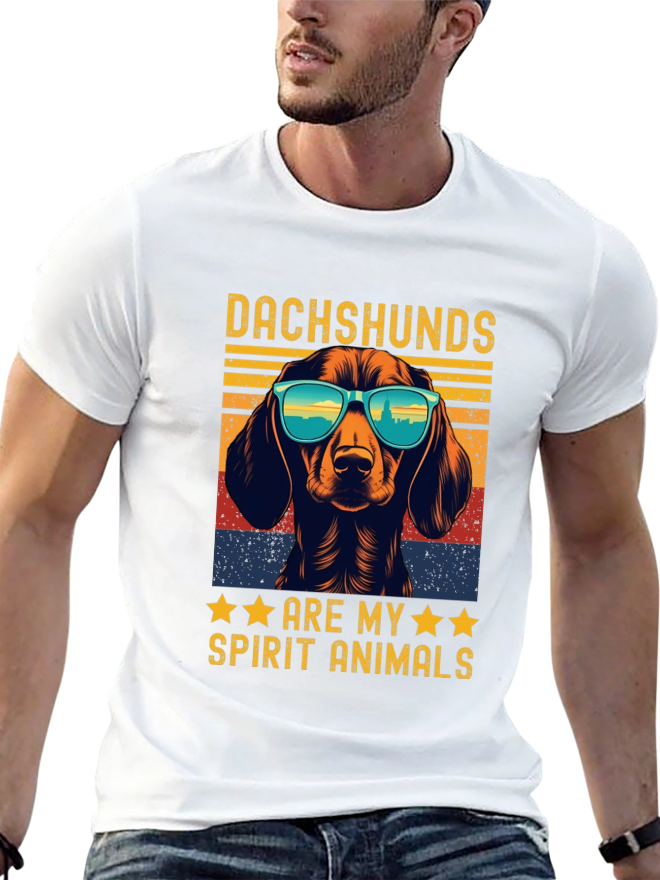 Dachshunds Are My Spirit Animals Graphic Tee