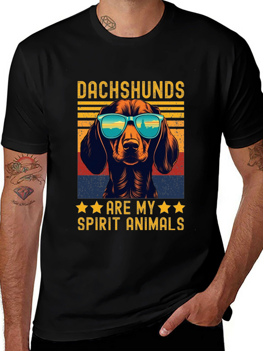 Dachshunds Are My Spirit Animals Graphic Tee
