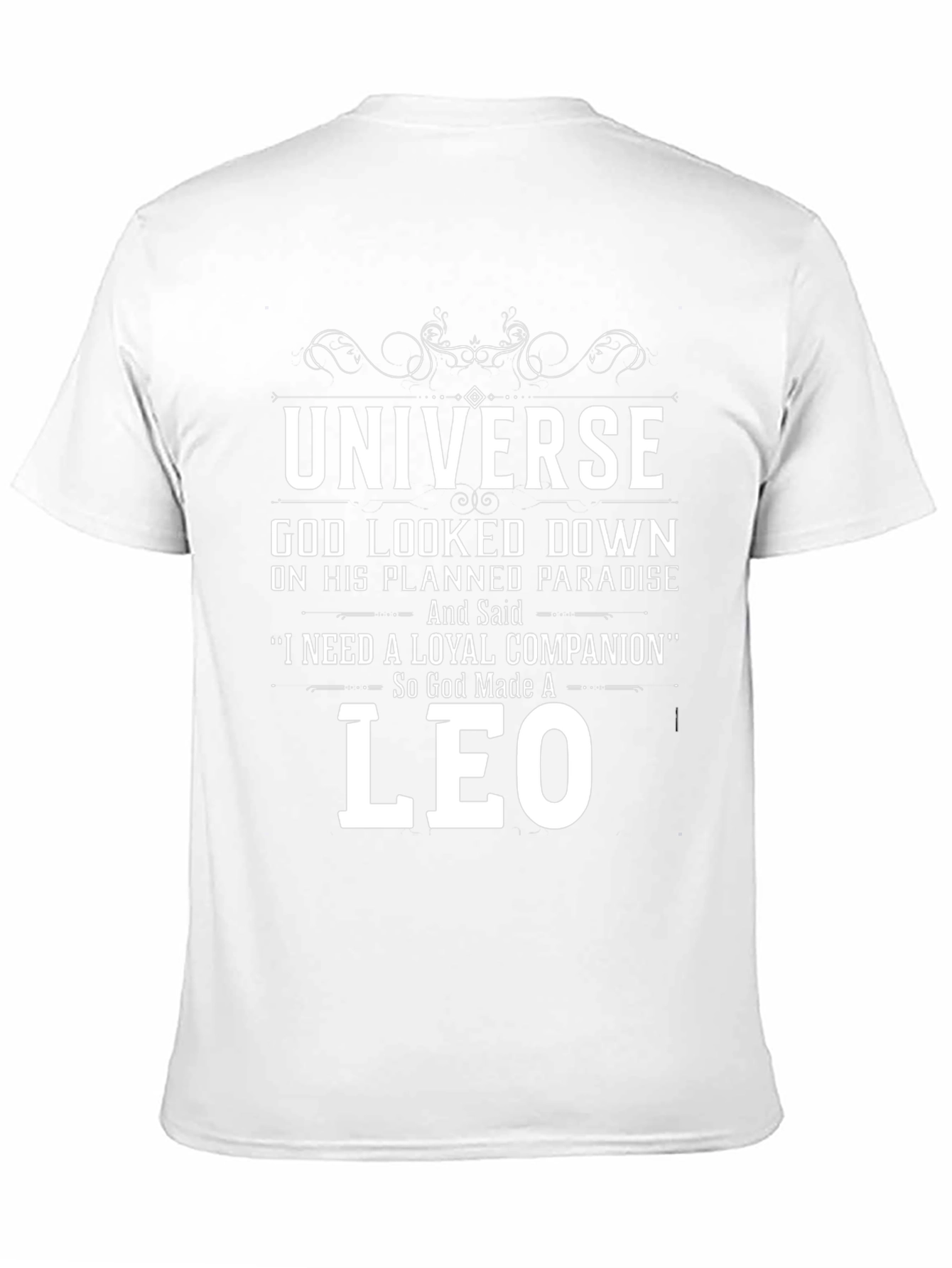 Universe Leo T-Shirt - Loyal Companion Design