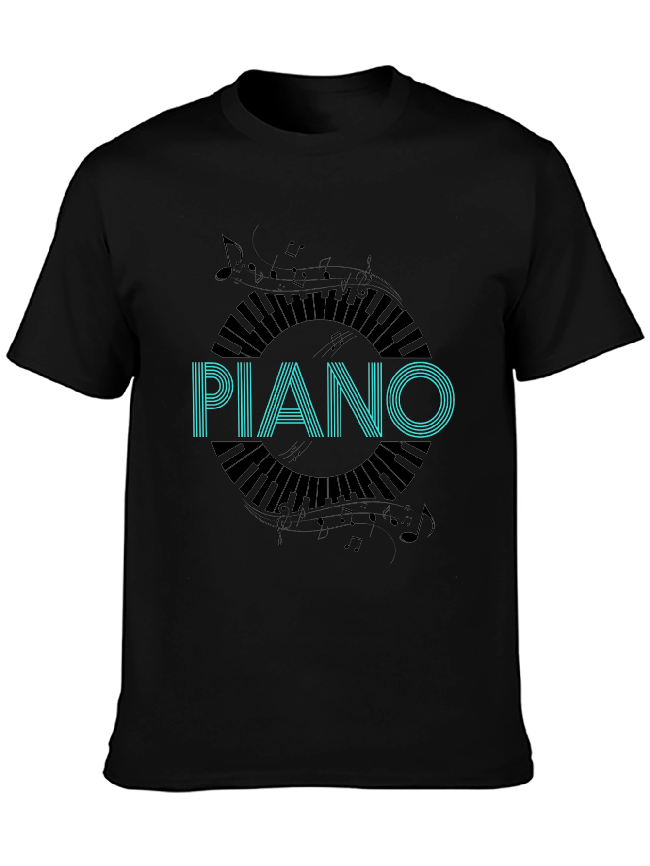 Piano Keys T-Shirt - Music Lover Tee