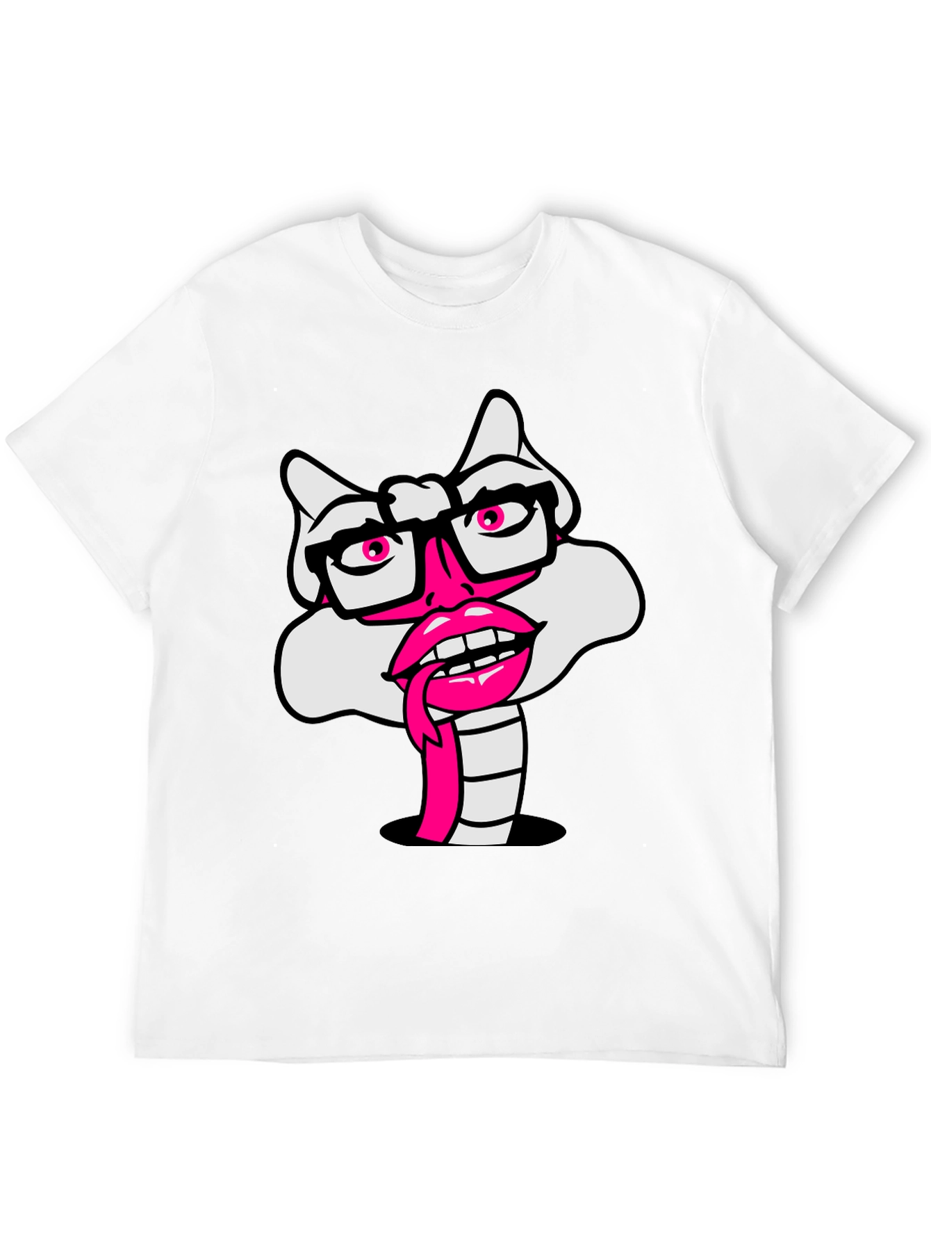 Novelty Cartoon Snake T-Shirt