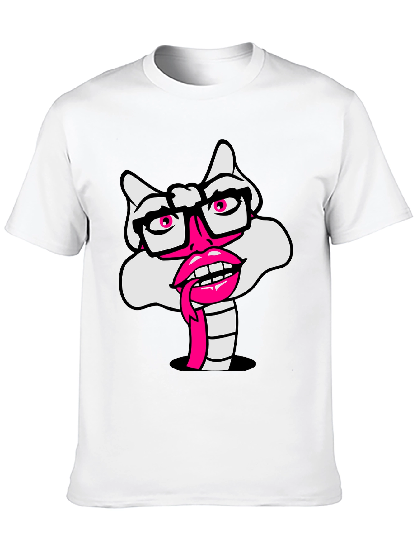 Novelty Cartoon Snake T-Shirt