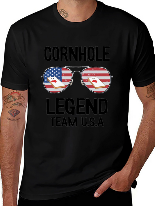 Cornhole Legend Team USA T-Shirt