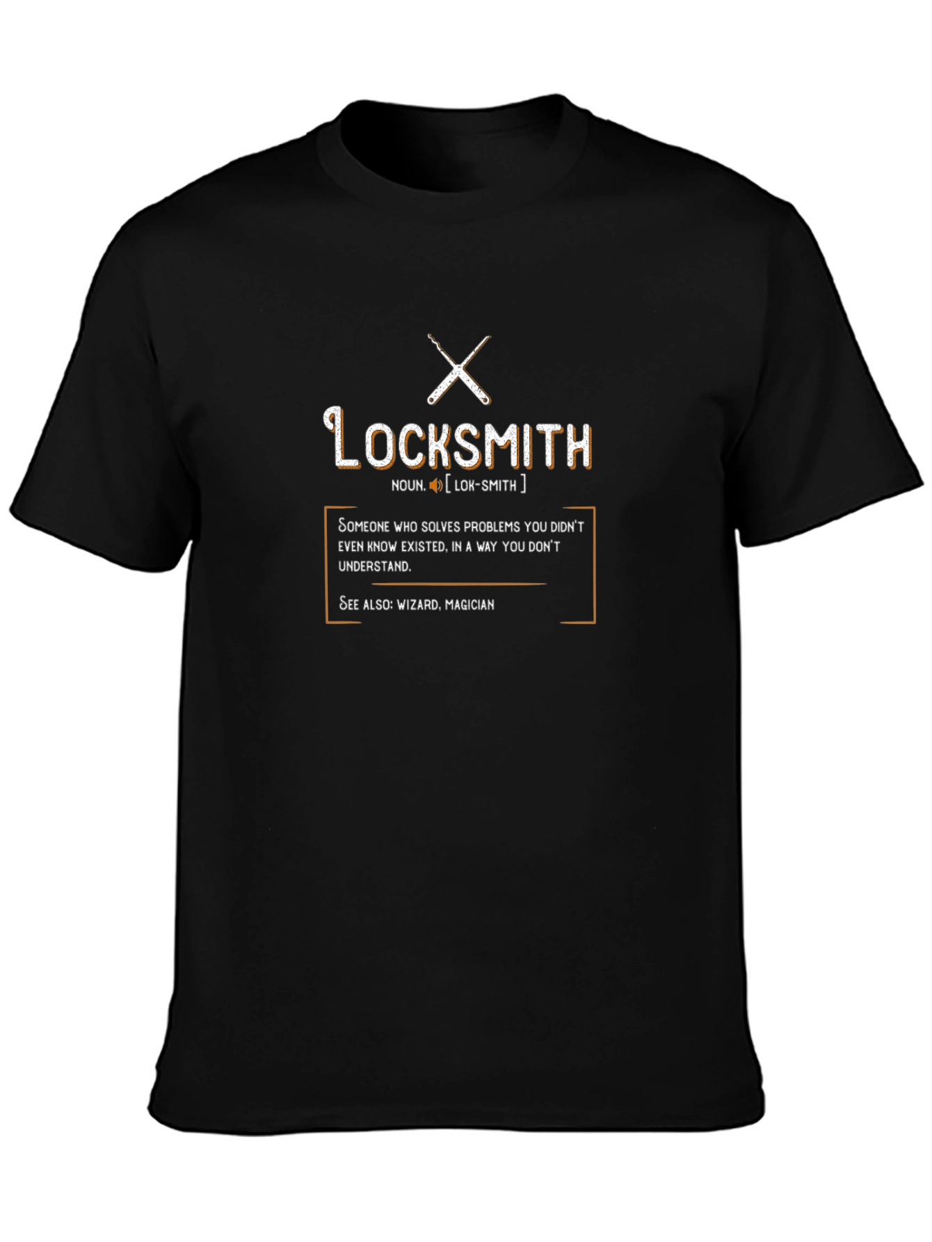Locksmith Definition Graphic Tee