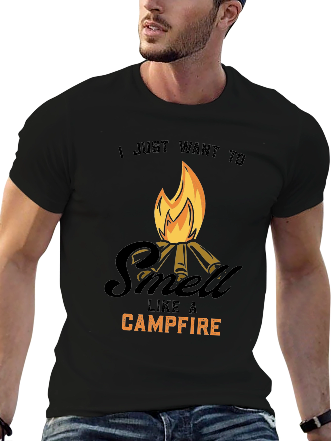 Campfire Smell T-Shirt - Outdoorsy Comfort