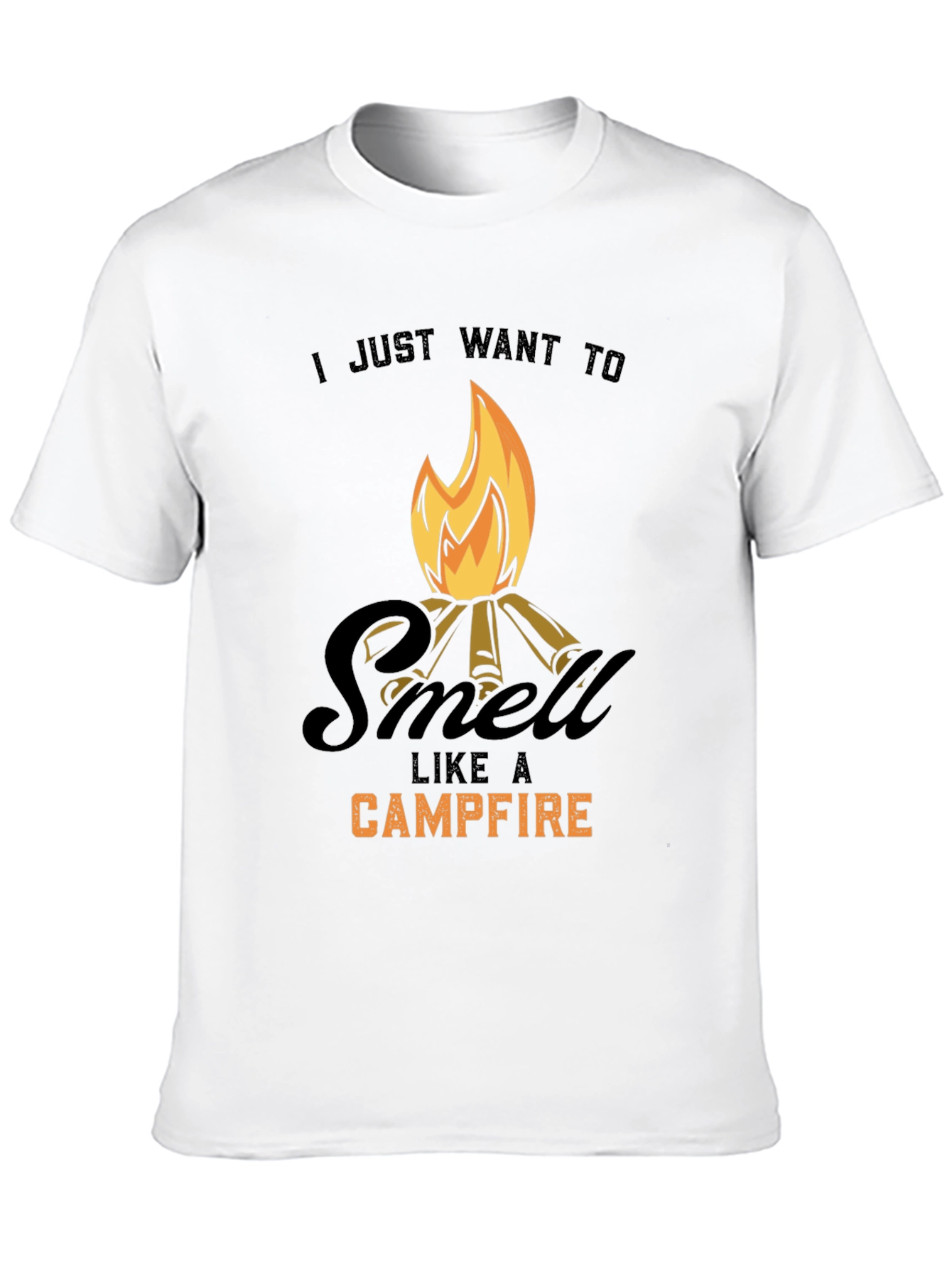 Campfire Smell T-Shirt - Outdoorsy Comfort