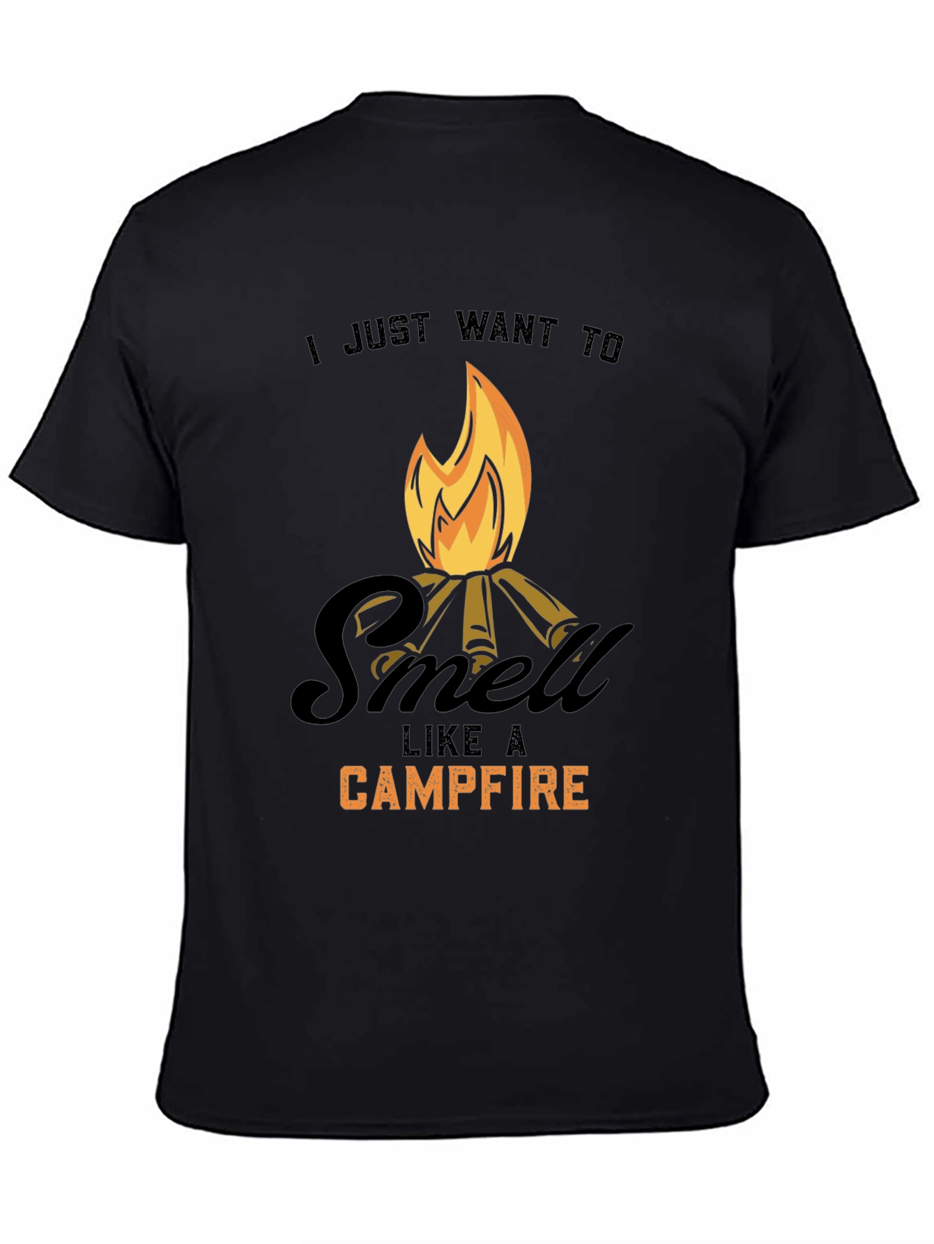 Campfire Smell T-Shirt - Outdoorsy Comfort