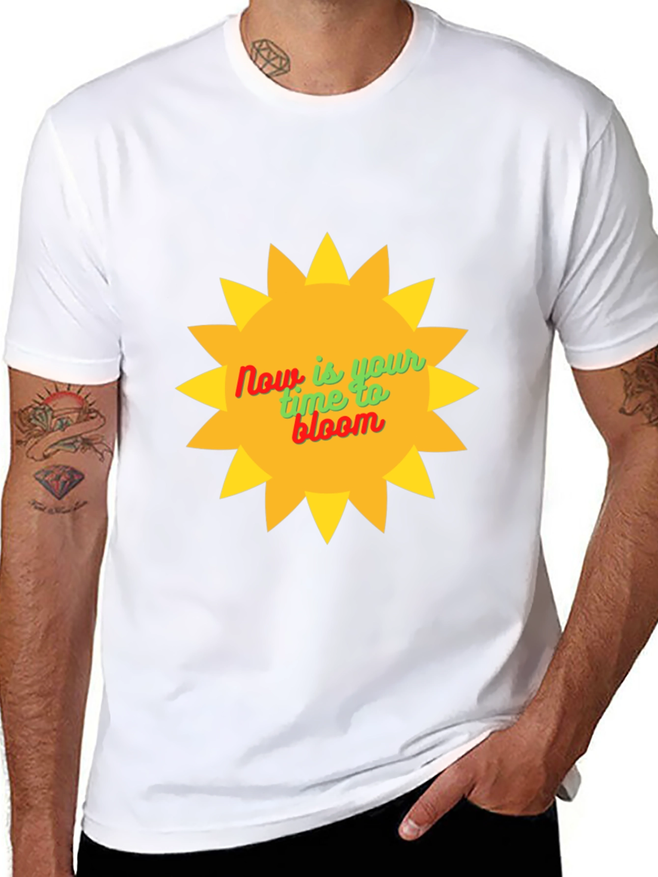 Bloom Now Black T-Shirt