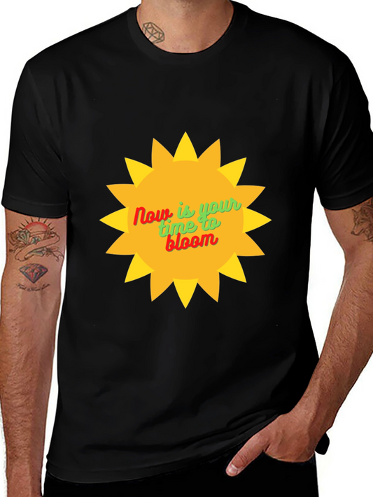 Bloom Now Black T-Shirt