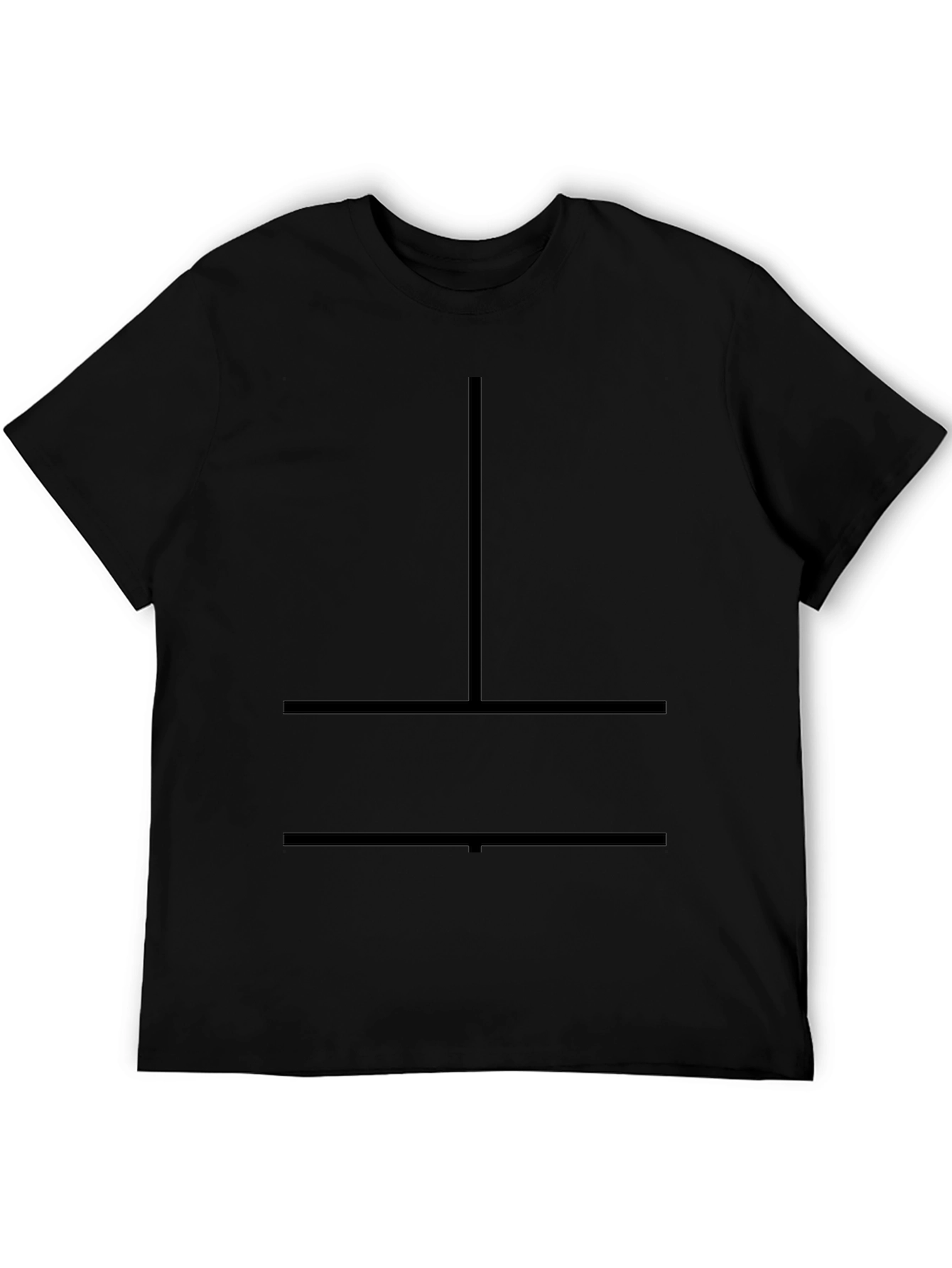 Minimalist Black T-Shirt - Modern Graphic Tee