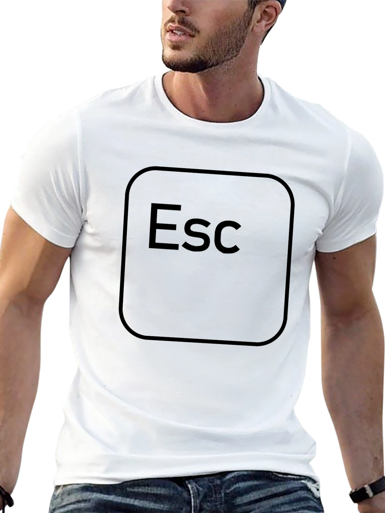 Escape Key T-Shirt - Geeky Gamer Style