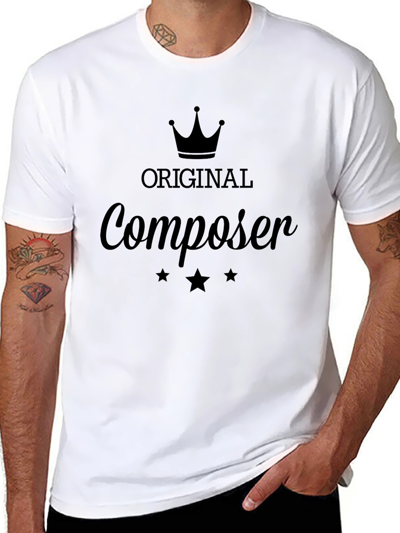 Original Composer Graphic Tee - Premium Black T-Shirt