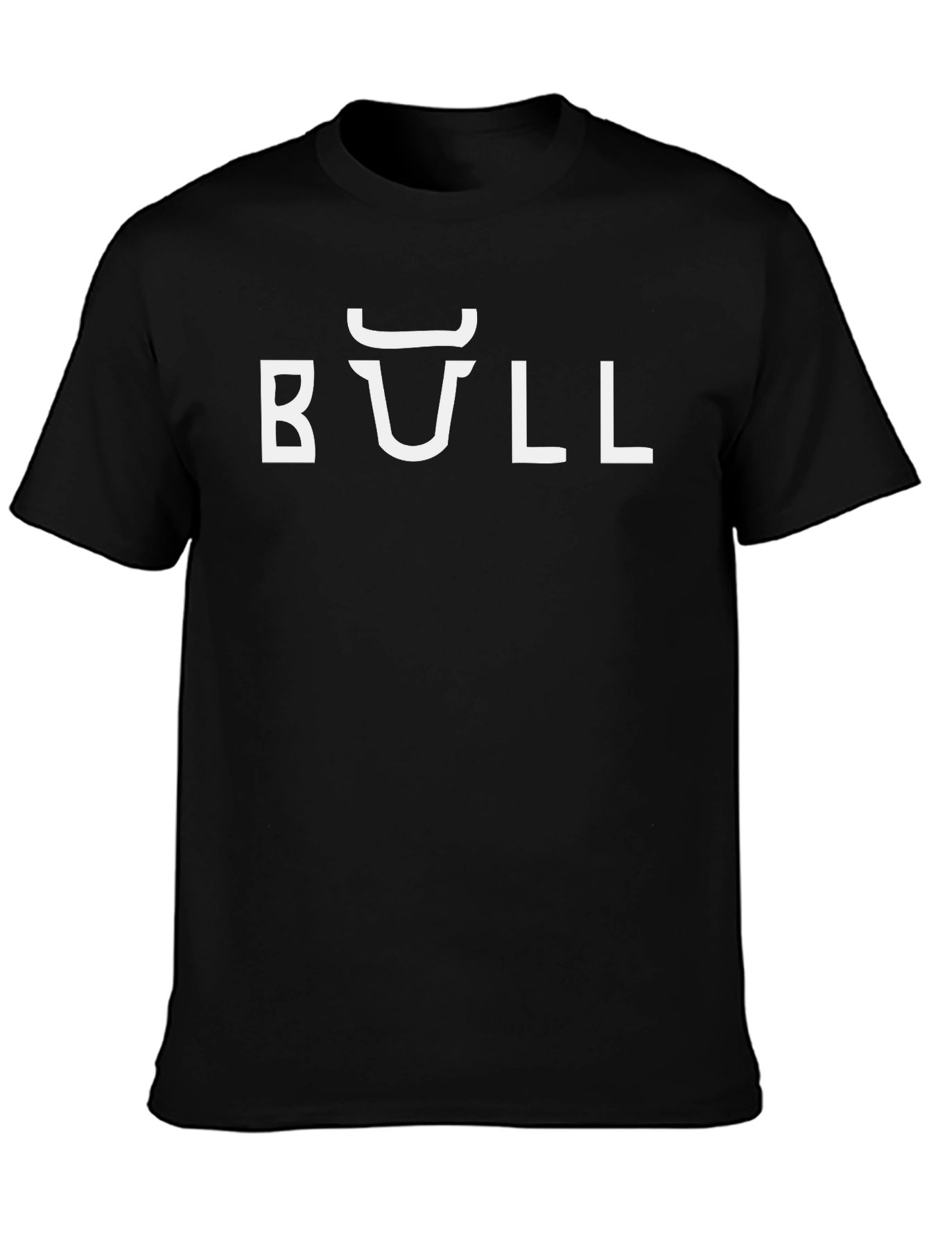 Cool Black Bull Graphic T-Shirt