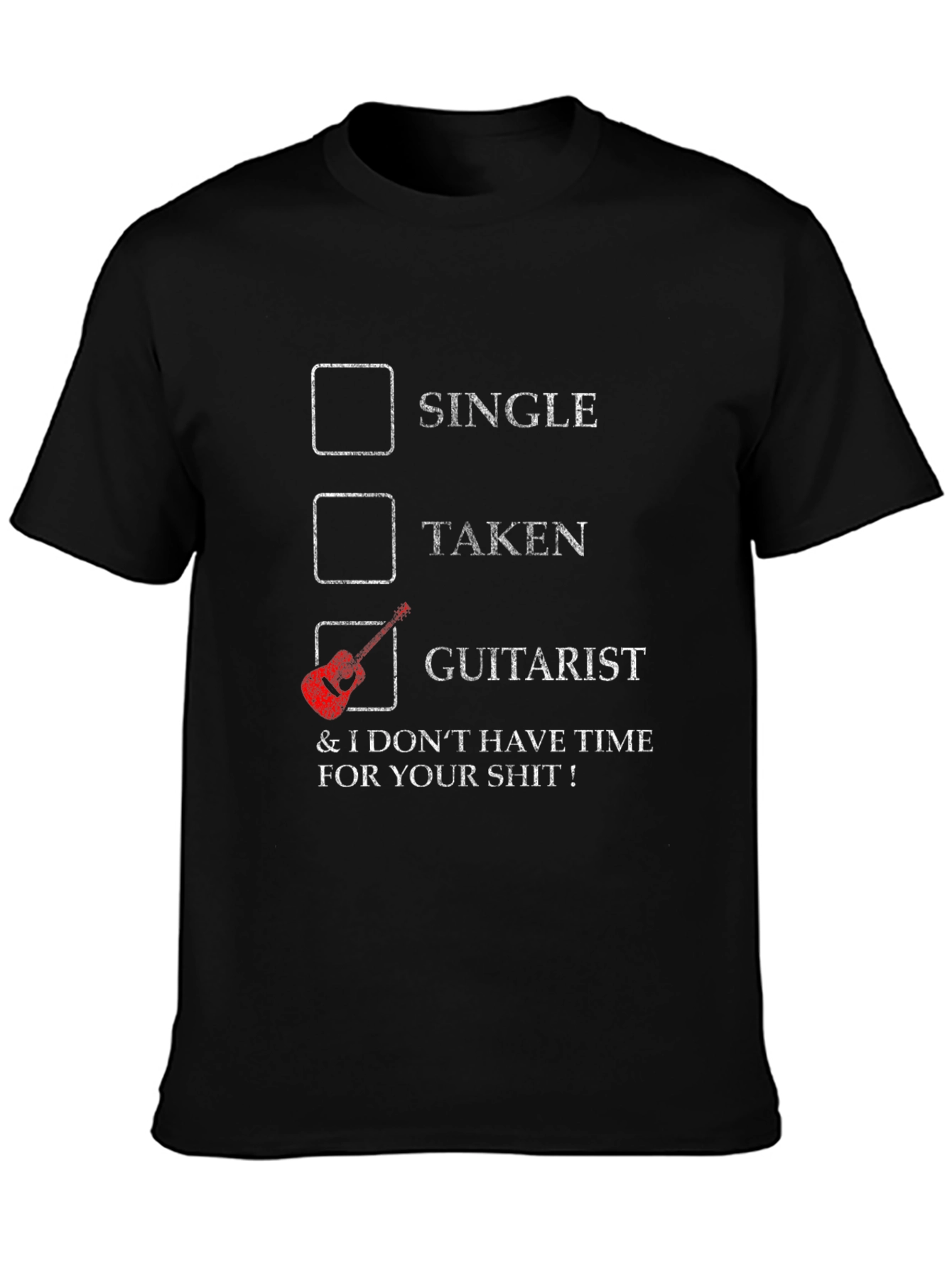 Guitarist T-Shirt - Single Taken Graphic Tee