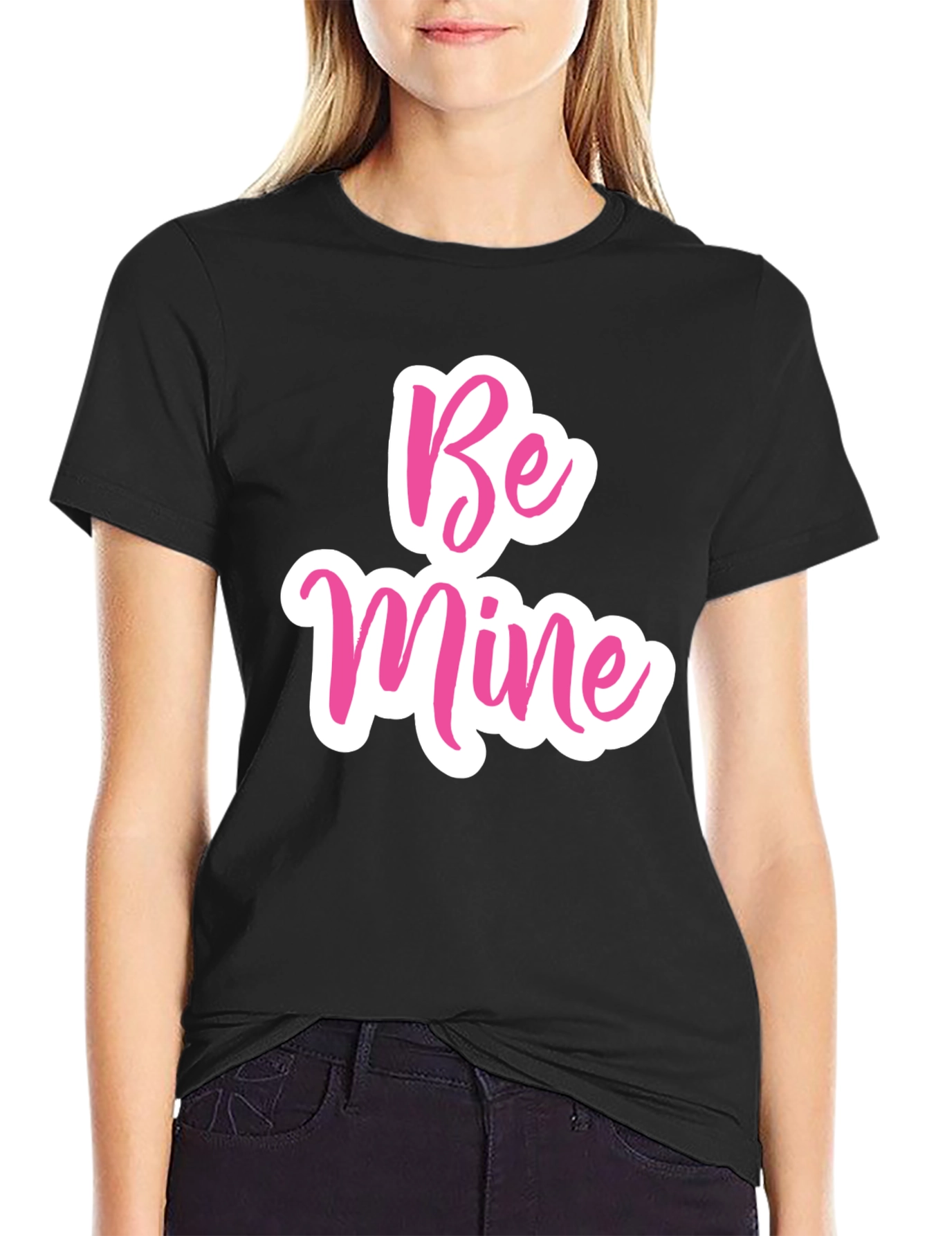 Be Mine Valentines Day Graphic T-Shirt