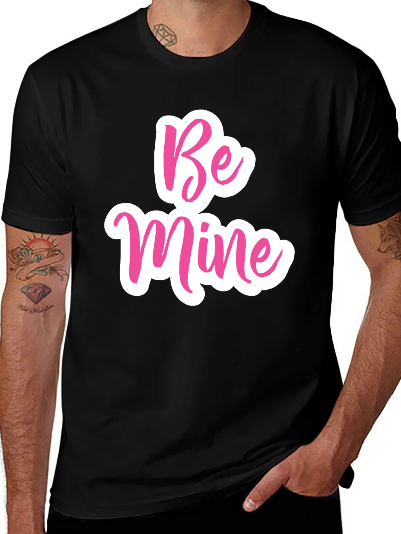 Be Mine Valentines Day Graphic T-Shirt