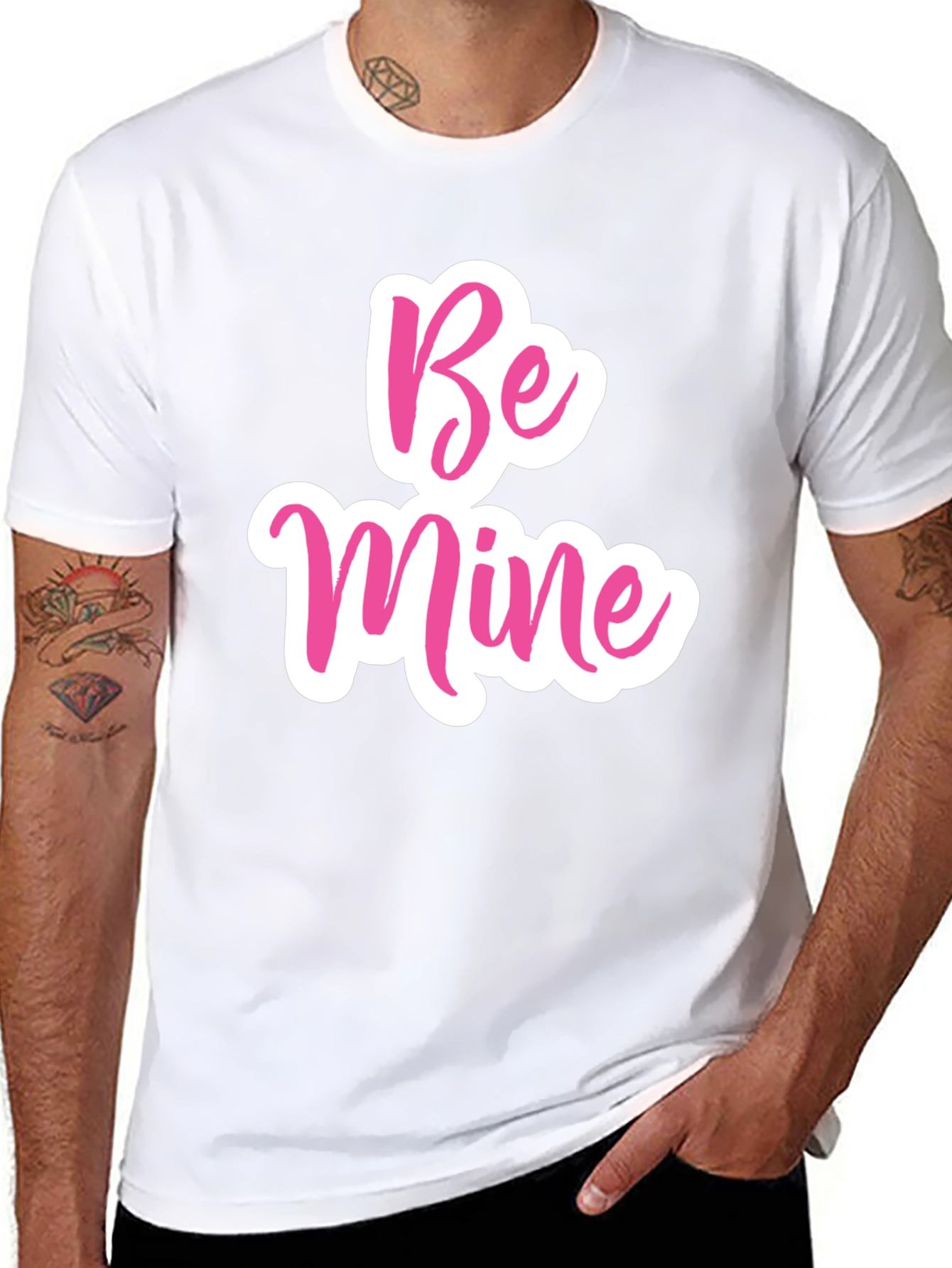 Be Mine Valentines Day Graphic T-Shirt