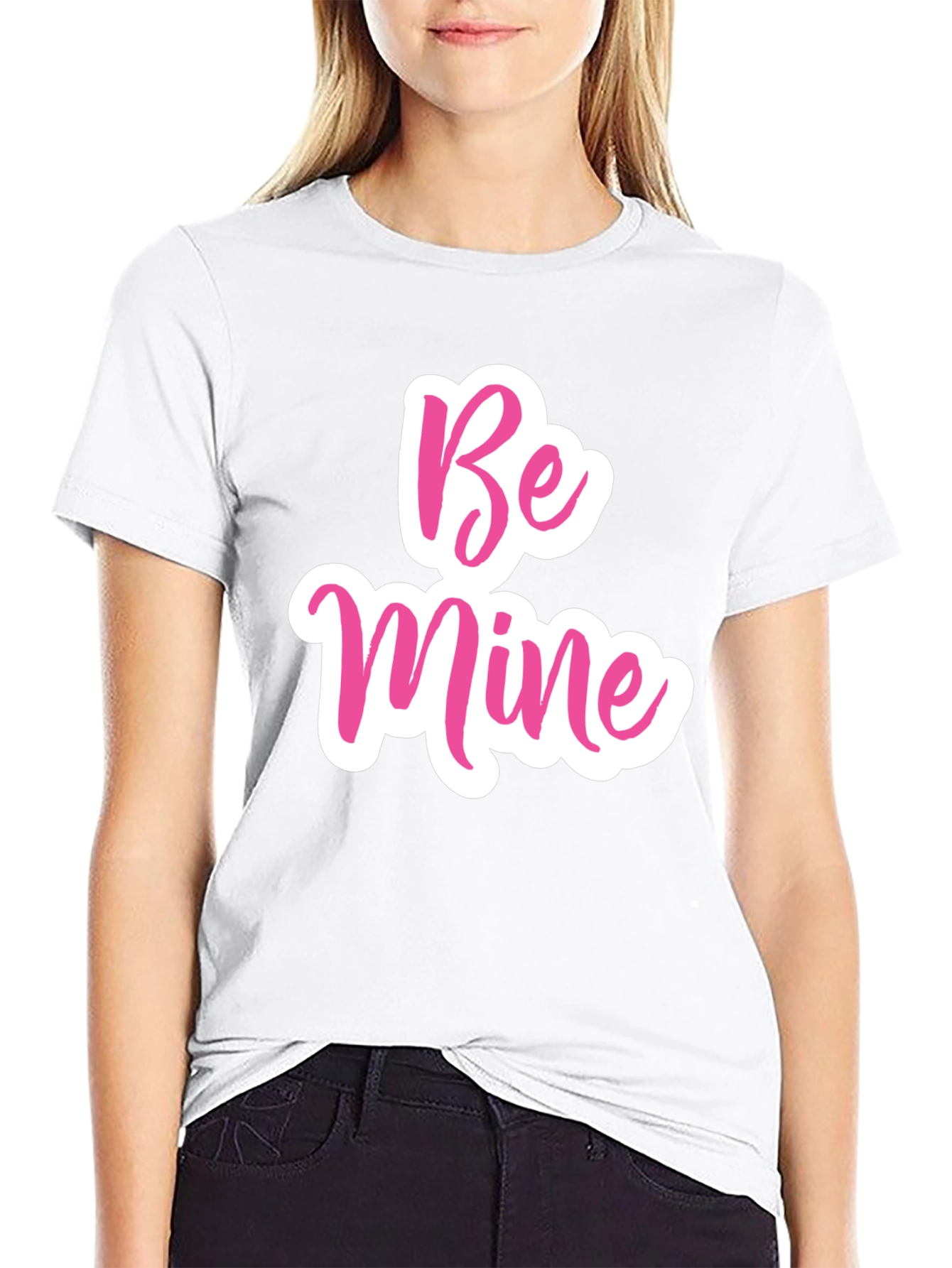 Be Mine Valentines Day Graphic T-Shirt