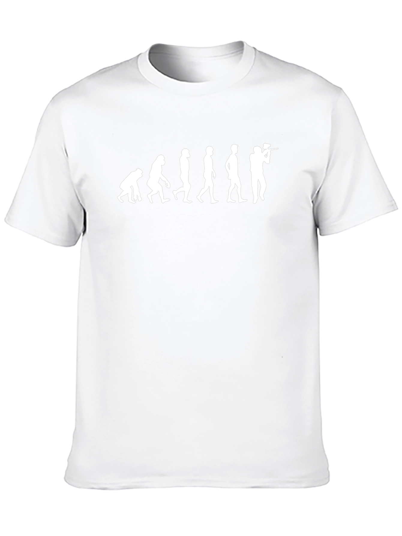 Paintball Evolution Graphic T-Shirt - Black