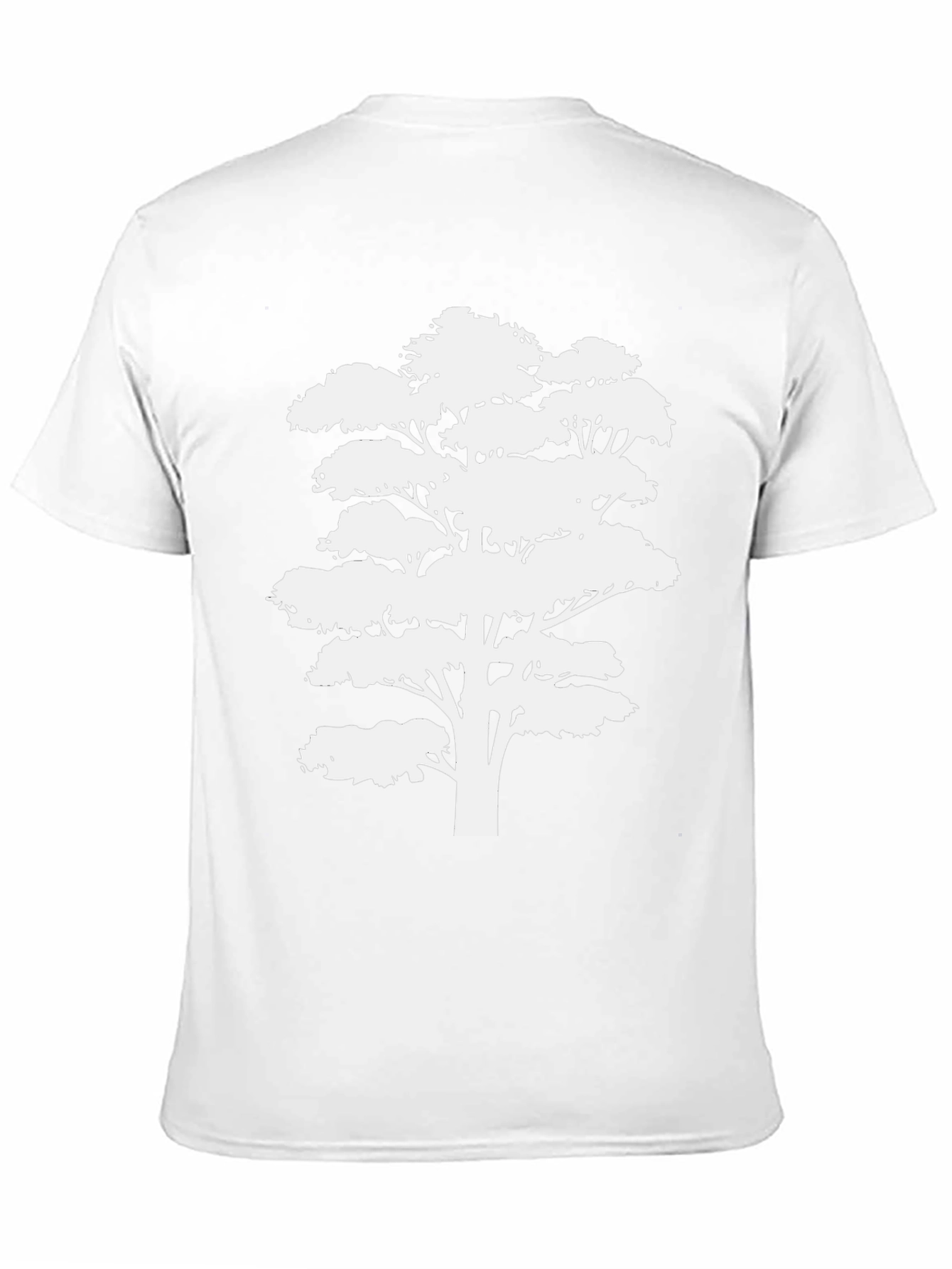 Tree Silhouette Black T-Shirt