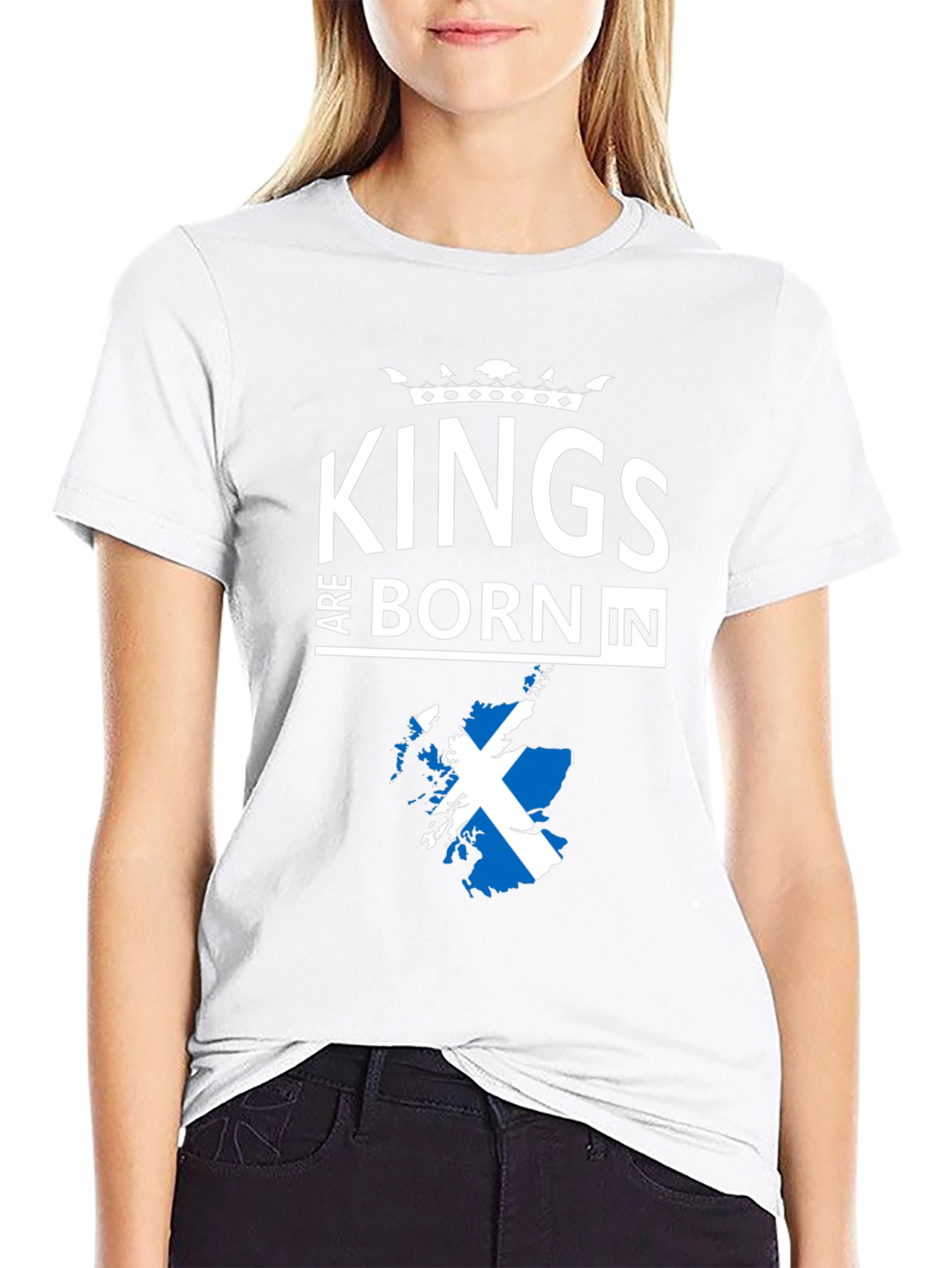Kings Are Born In Scotland T-Shirt