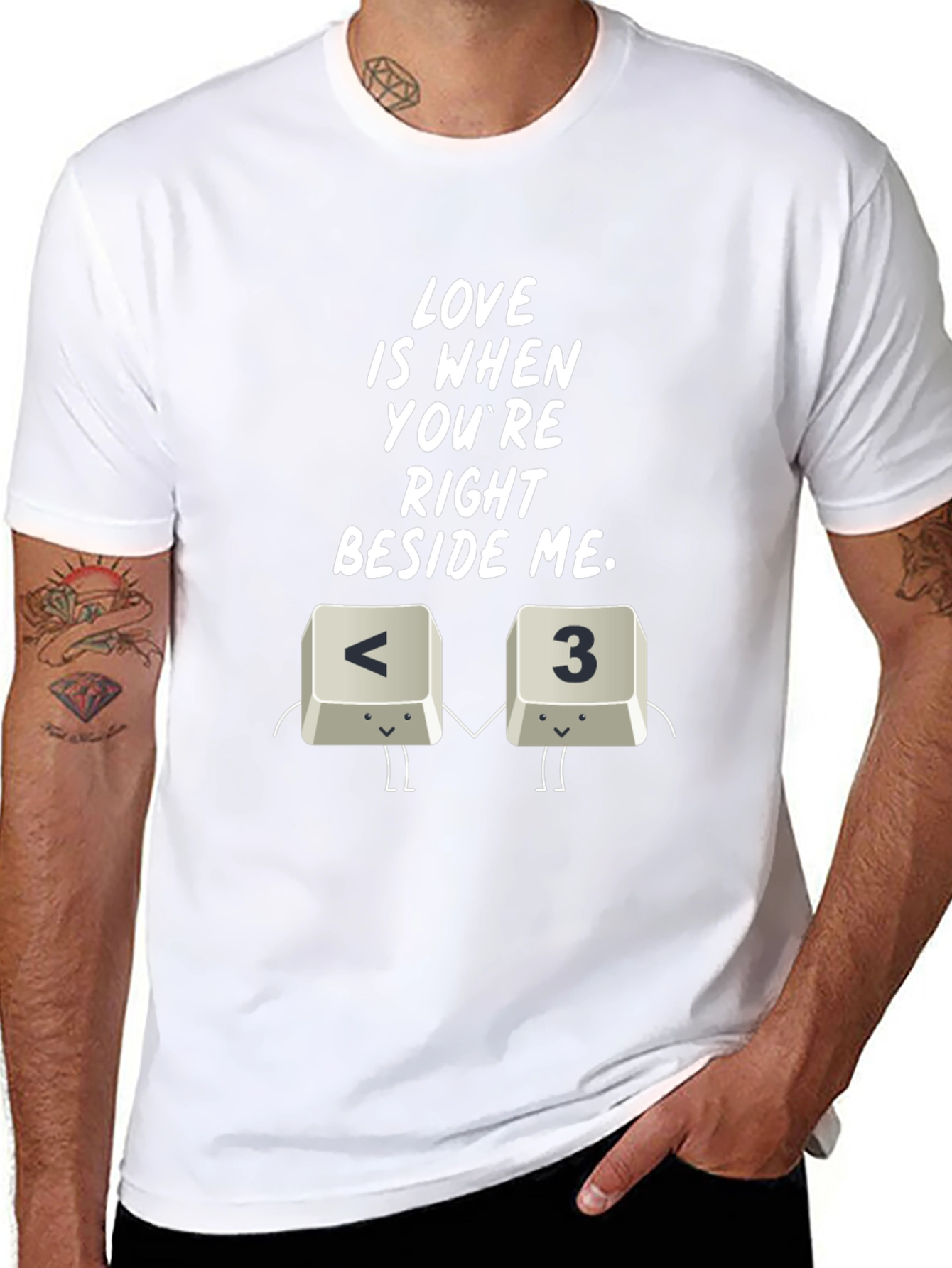 Love Is When Youre Right Beside Me T-Shirt