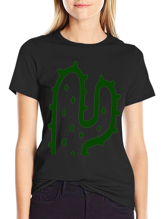 Cactus Graphic Black T-Shirt
