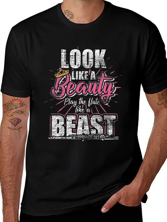 Beauty and the Beast Flute Player T-Shirt