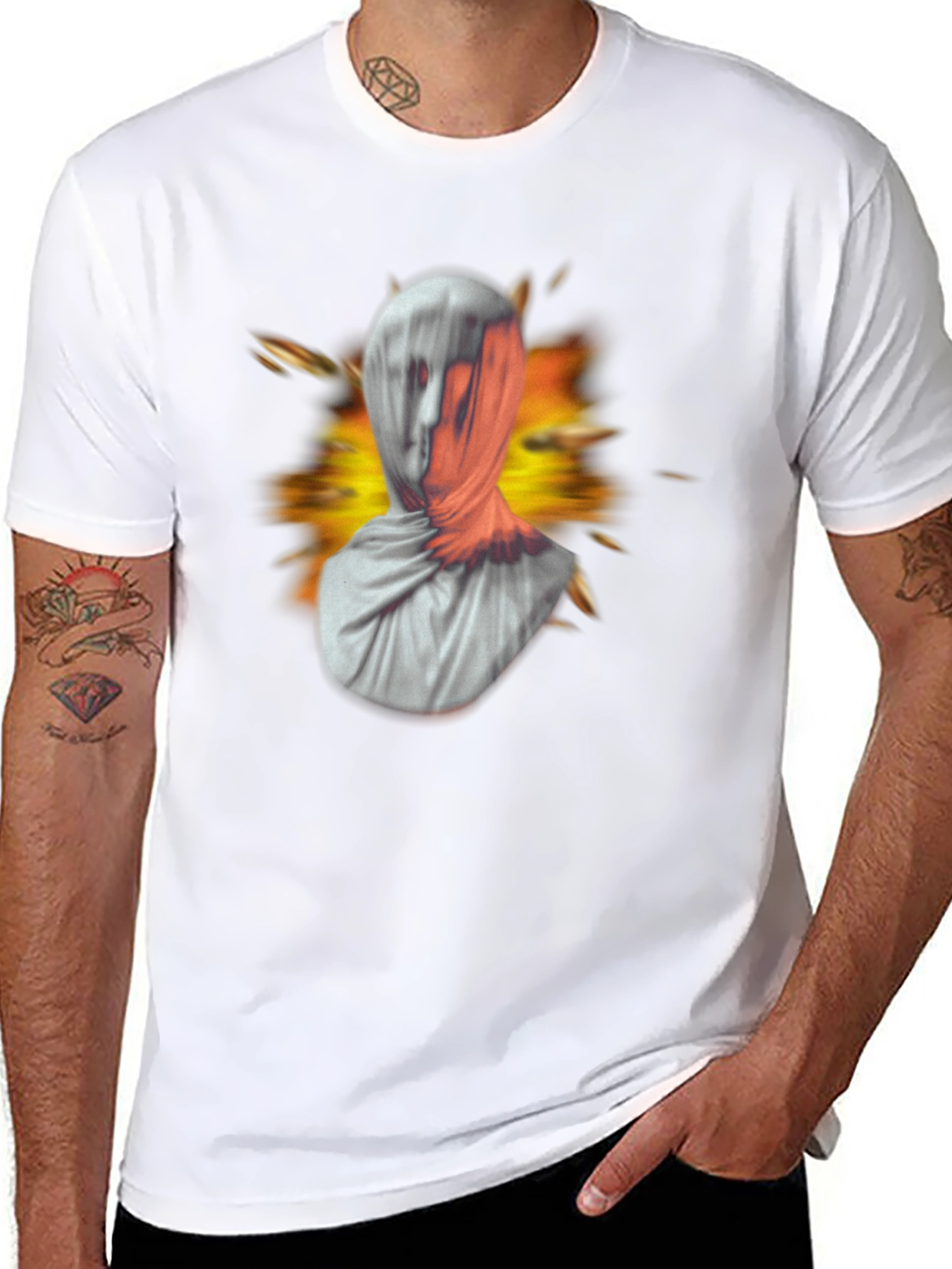 Mystic Veil Graphic T-Shirt - Urban Style