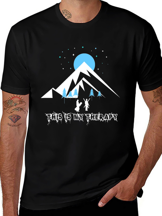 Mountains Are My Therapy T-Shirt