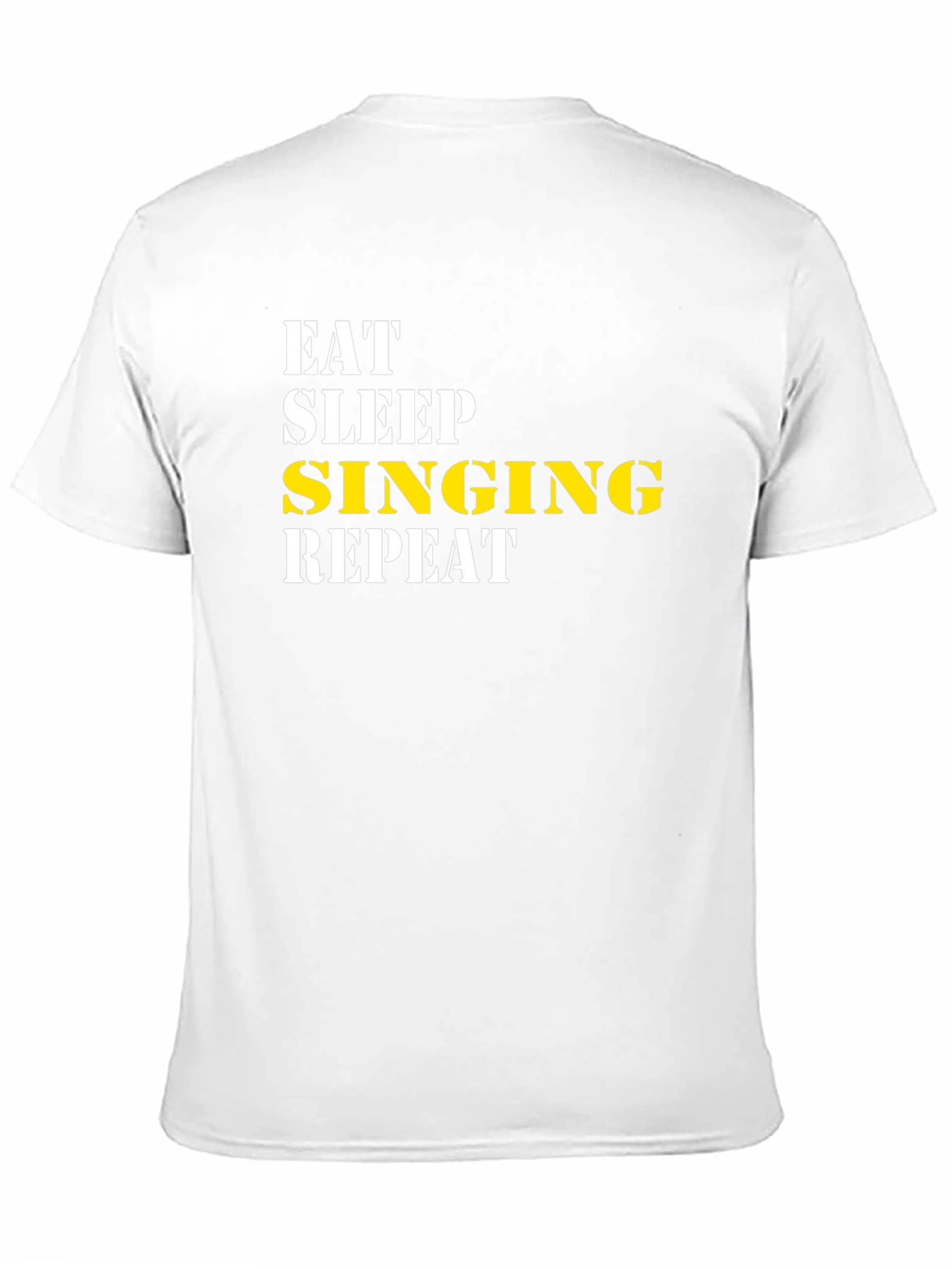 Eat Sleep Singing Repeat Graphic Tee