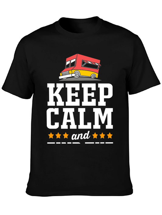 Keep Calm Food Truck Graphic T-Shirt