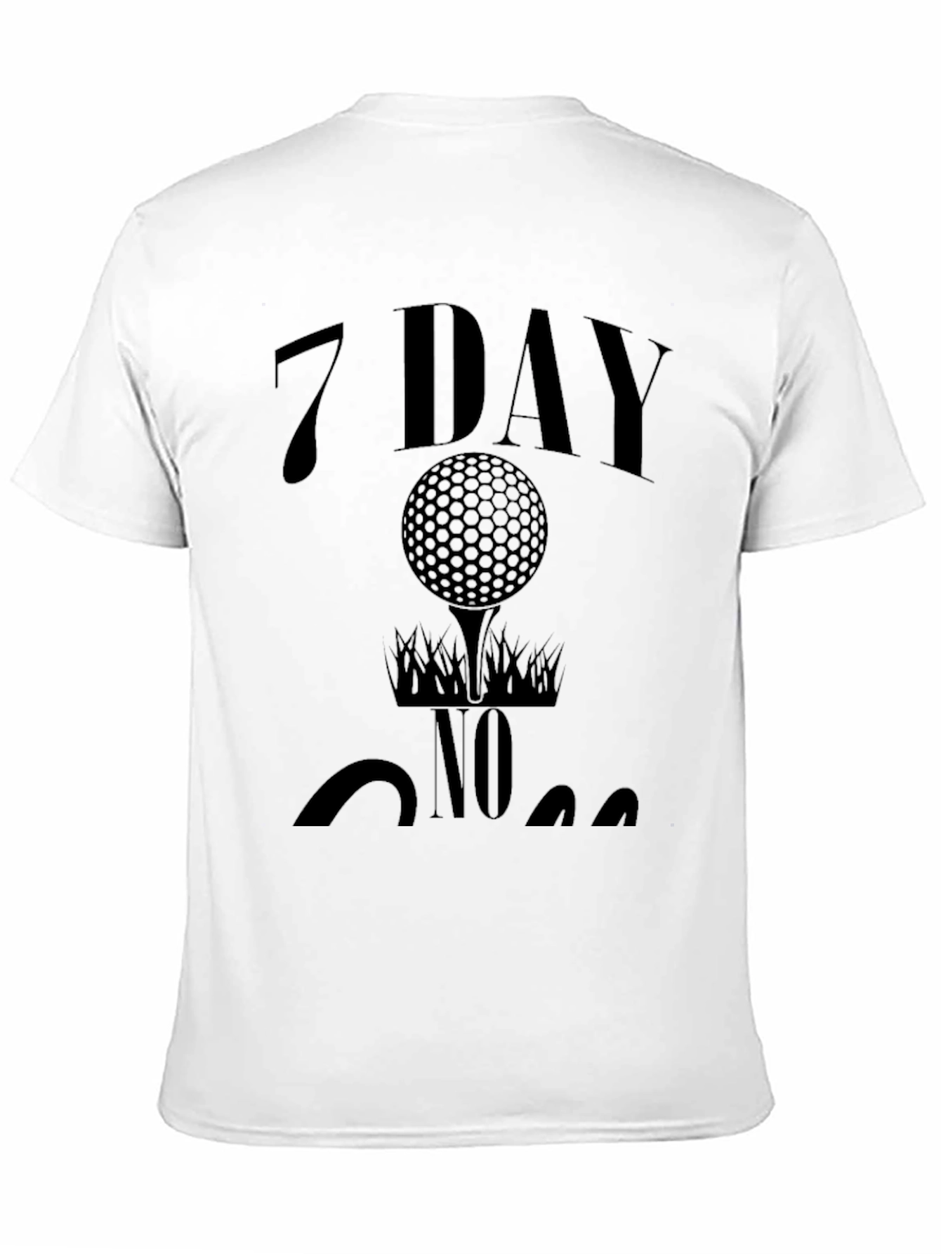 7 Day No Divot Golf Graphic Tee