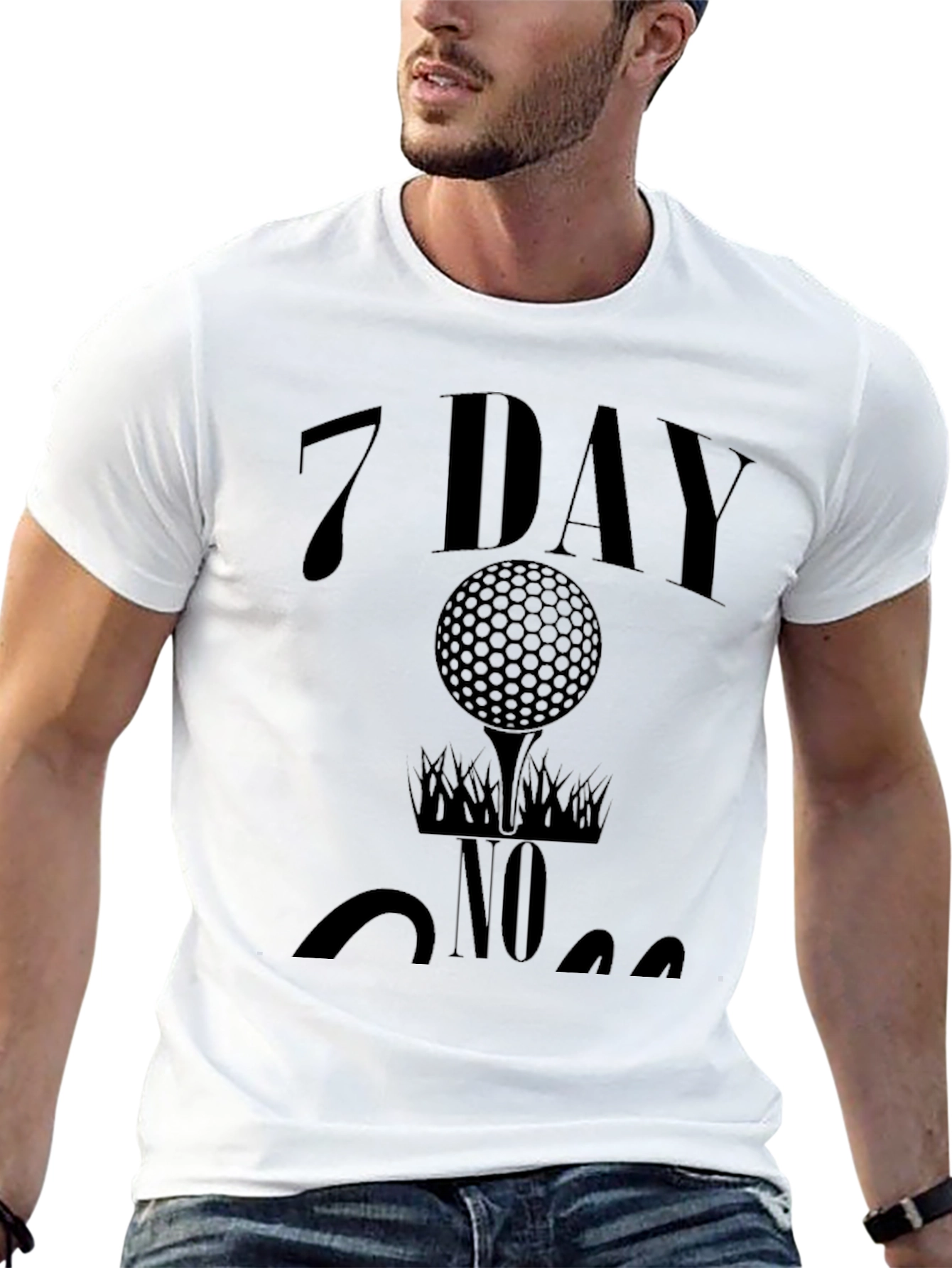 7 Day No Divot Golf Graphic Tee