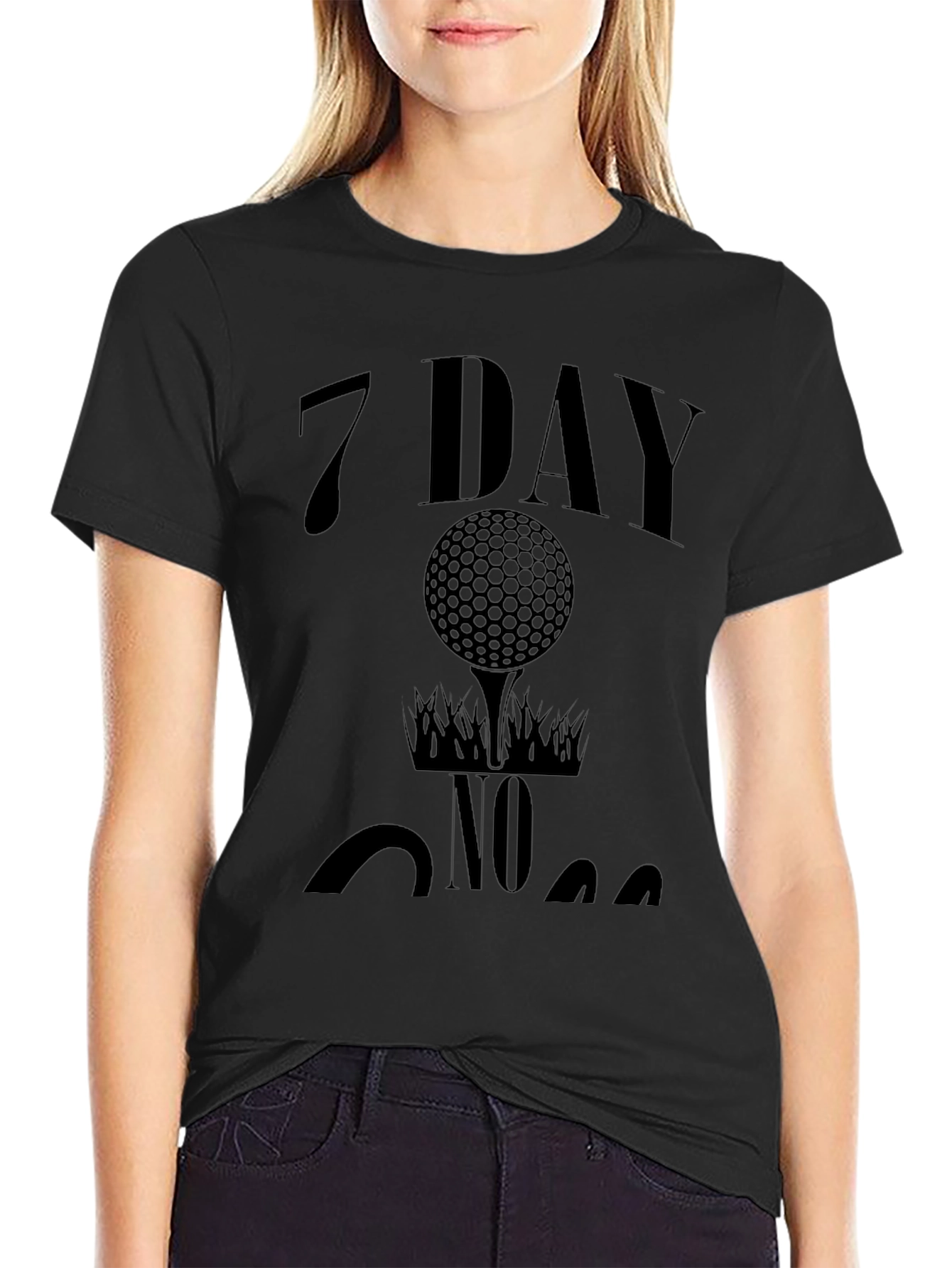 7 Day No Divot Golf Graphic Tee