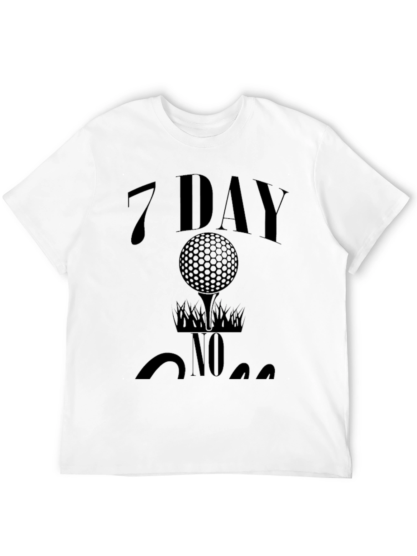 7 Day No Divot Golf Graphic Tee