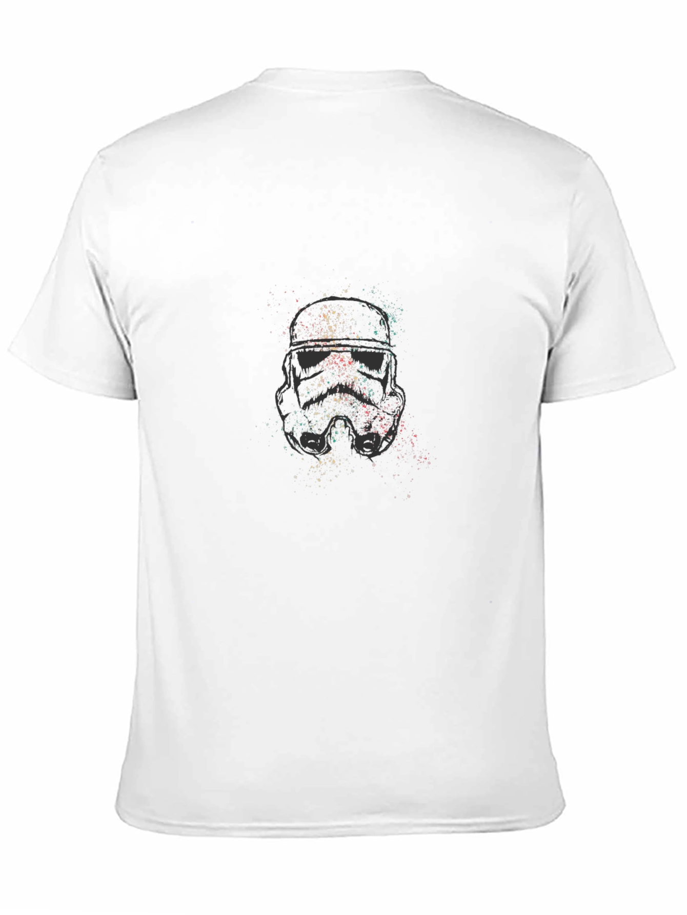 Stormtrooper Helmet Graphic Print T-Shirt