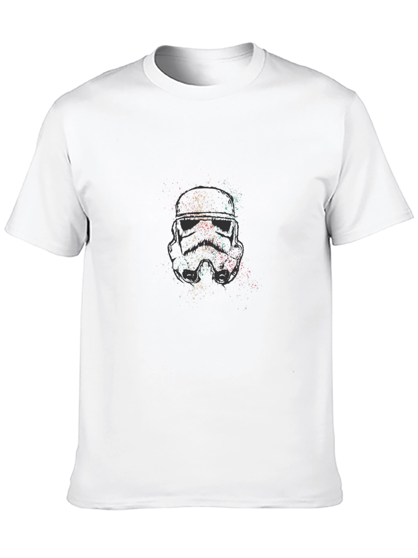 Stormtrooper Helmet Graphic Print T-Shirt