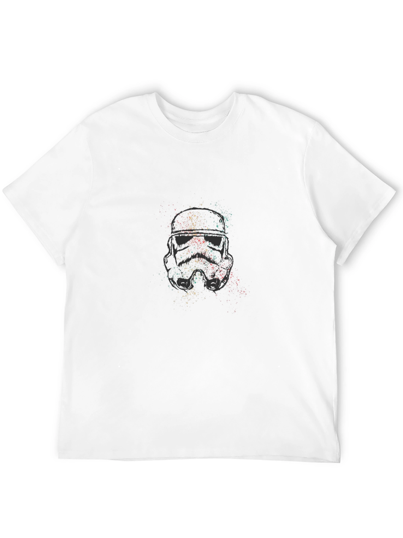 Stormtrooper Helmet Graphic Print T-Shirt