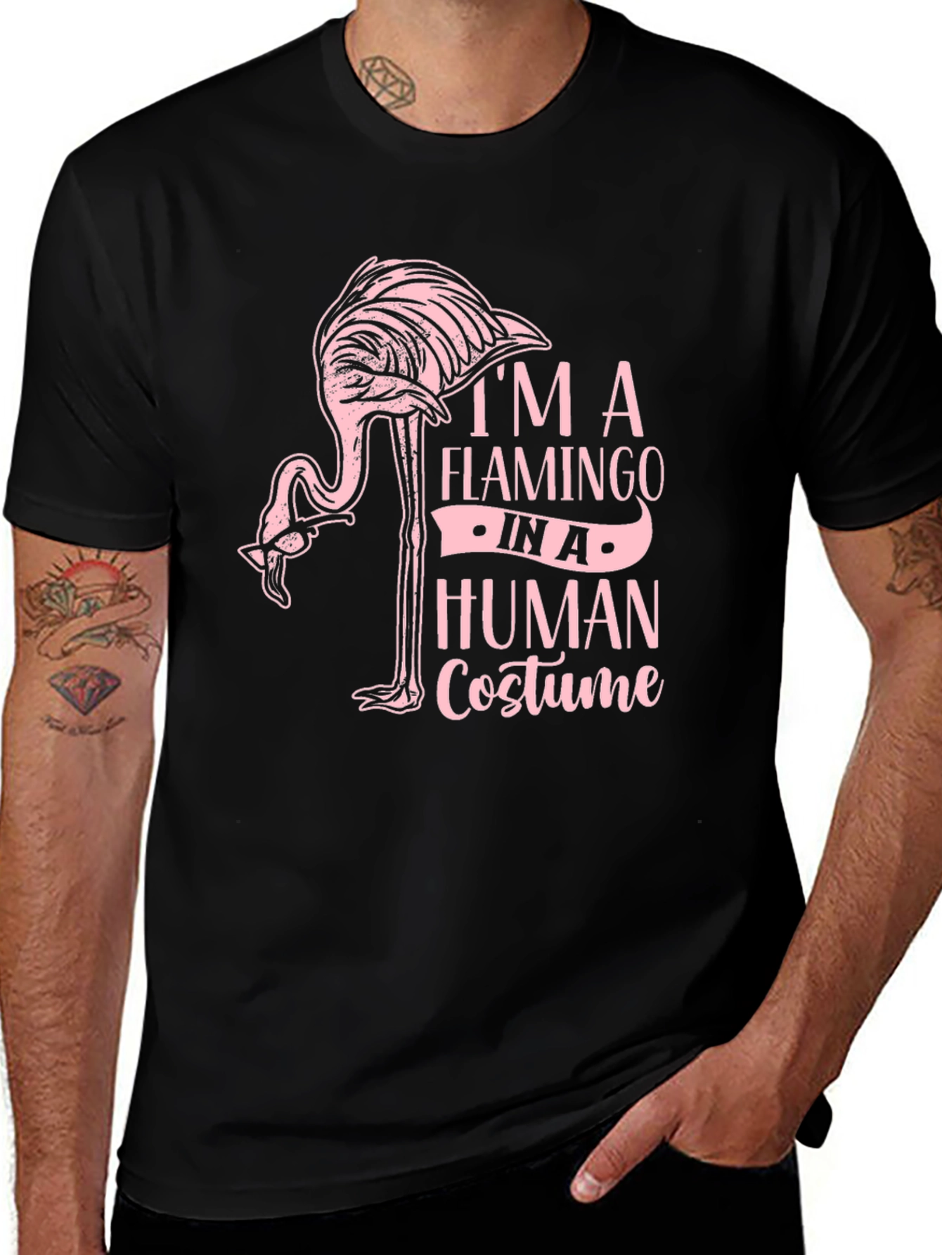 Im a Flamingo in a Human Costume T-Shirt
